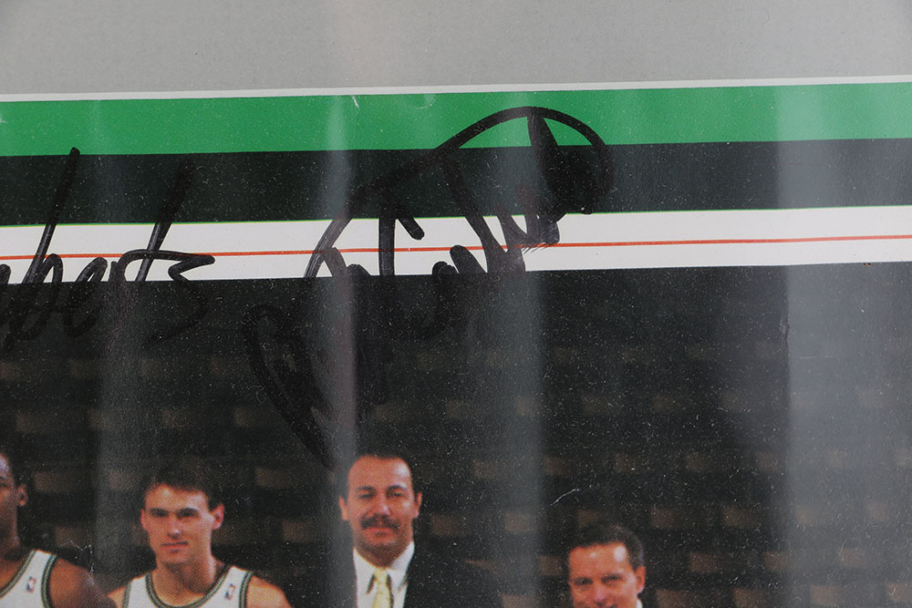 1986-1987 Boston Celtics Signed Team Picture