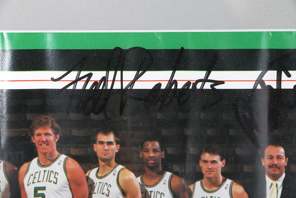 1986-1987 Boston Celtics Signed Team Picture