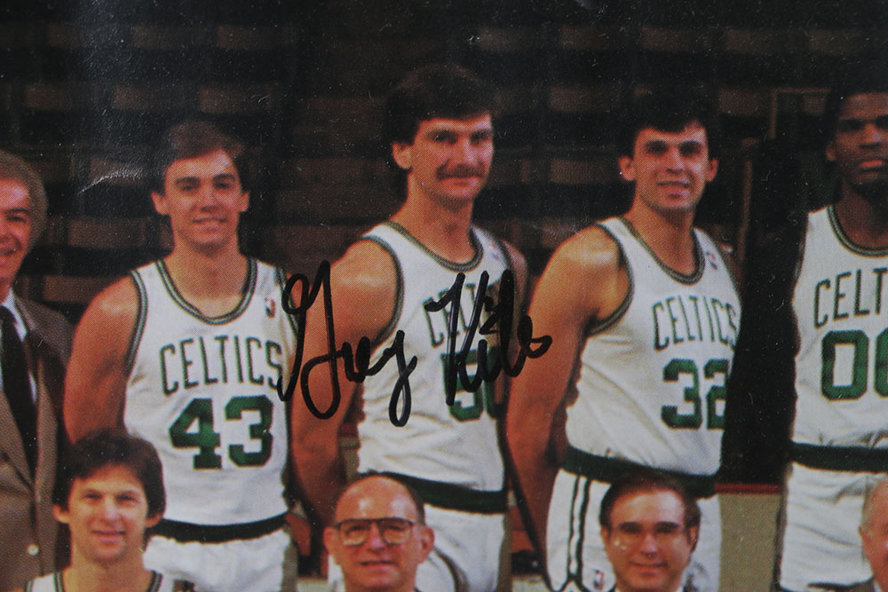 1986-1987 Boston Celtics Signed Team Picture