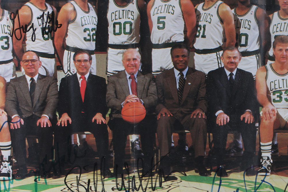 1986-1987 Boston Celtics Signed Team Picture
