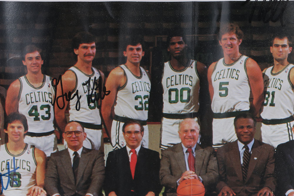 1986-1987 Boston Celtics Signed Team Picture