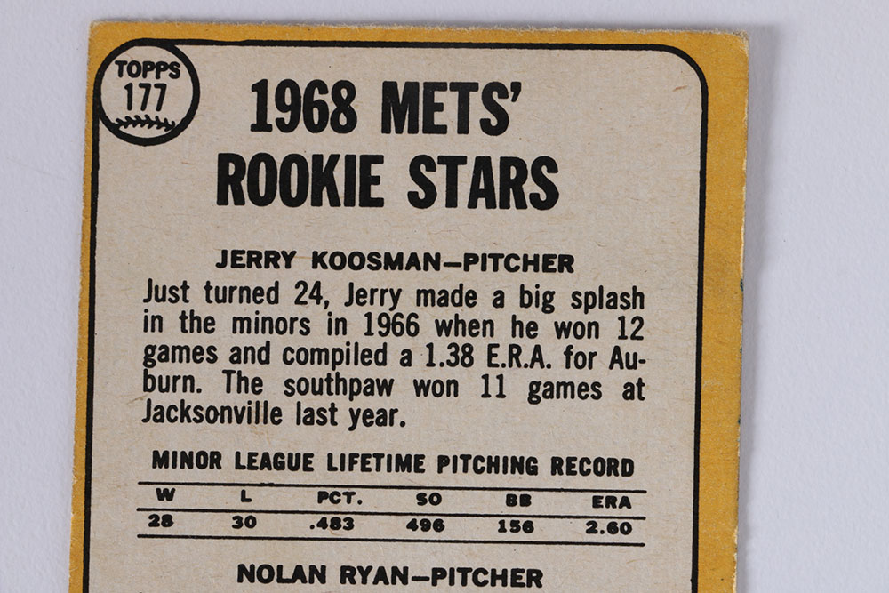 1968 Topps Mets Rookie Stars #177