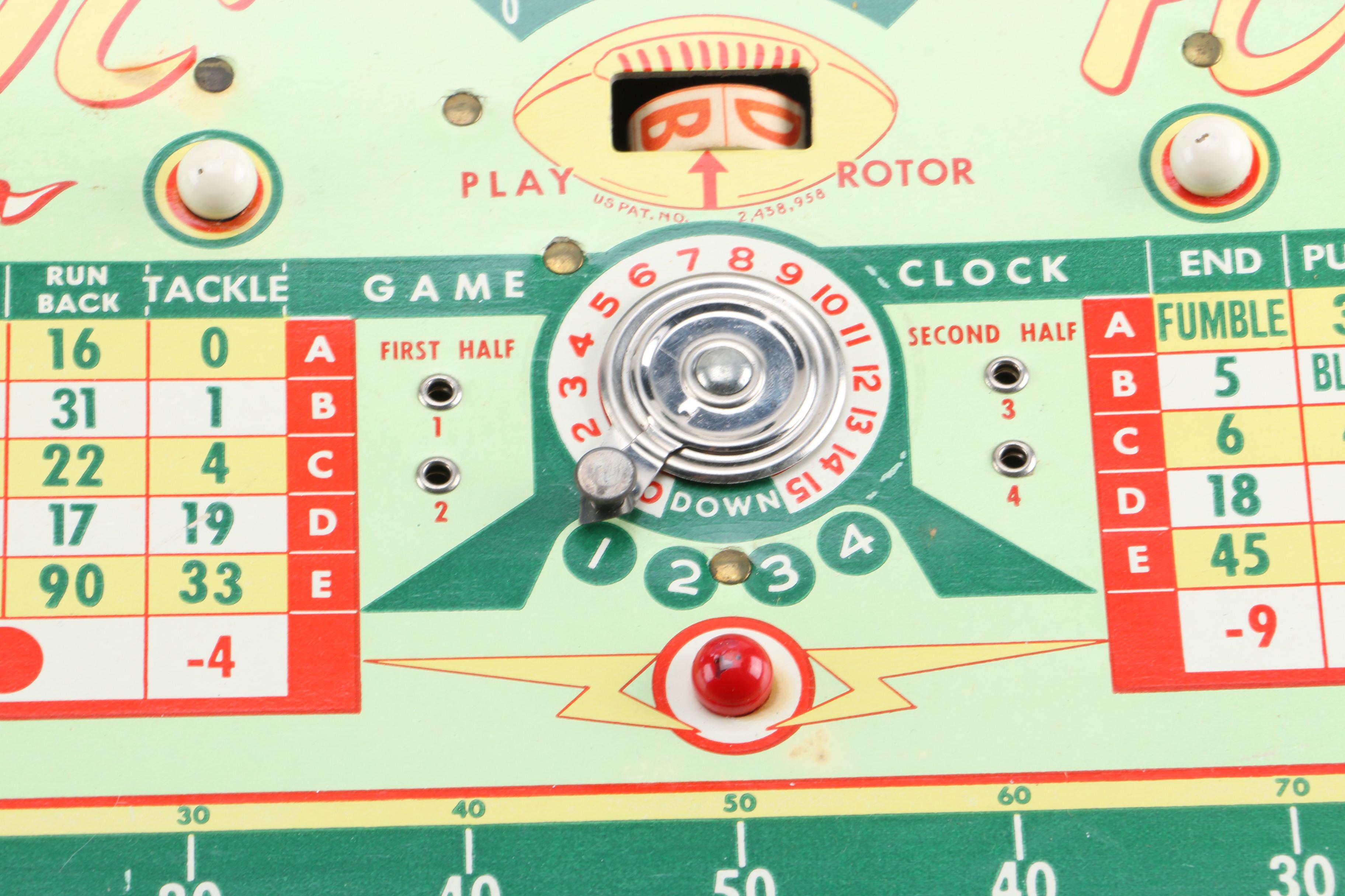 Circa 1950 Jim Prentice Electric Football Game