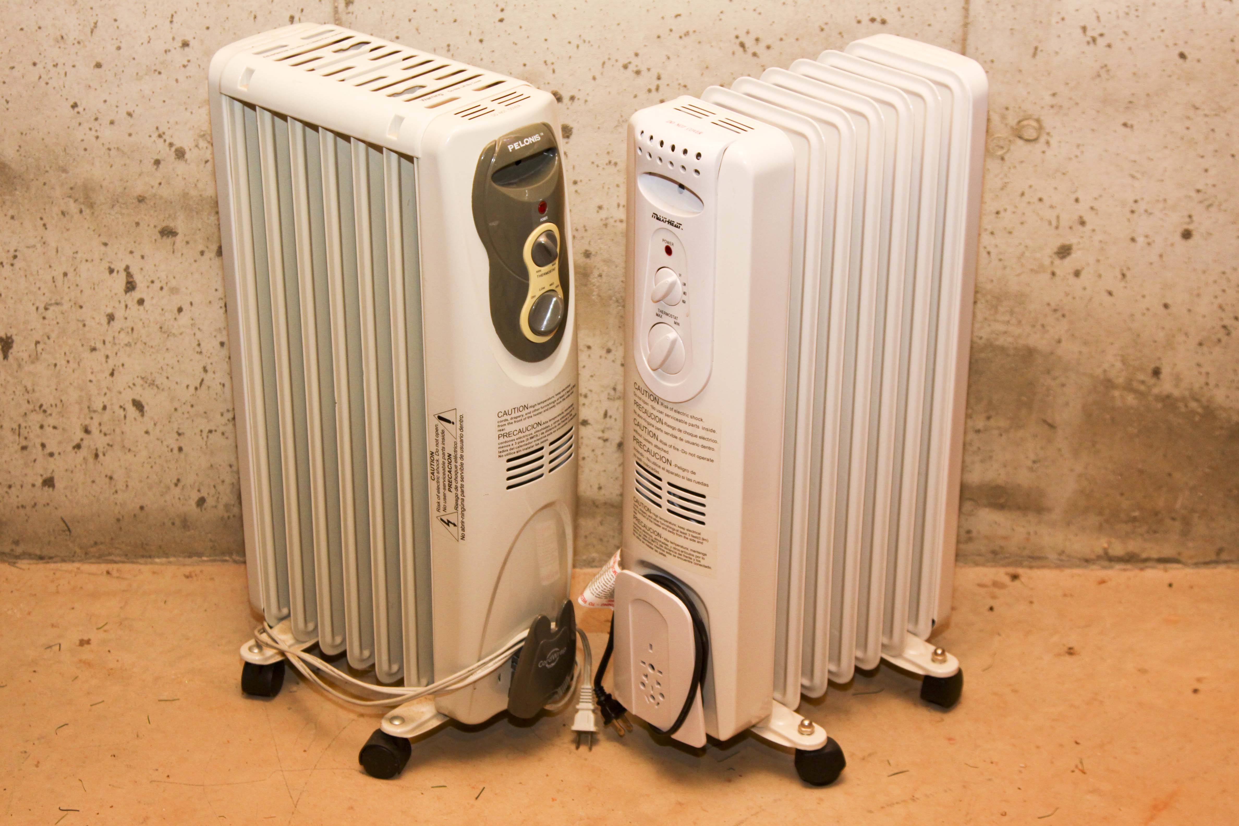 Pair of Radiator Style Heaters