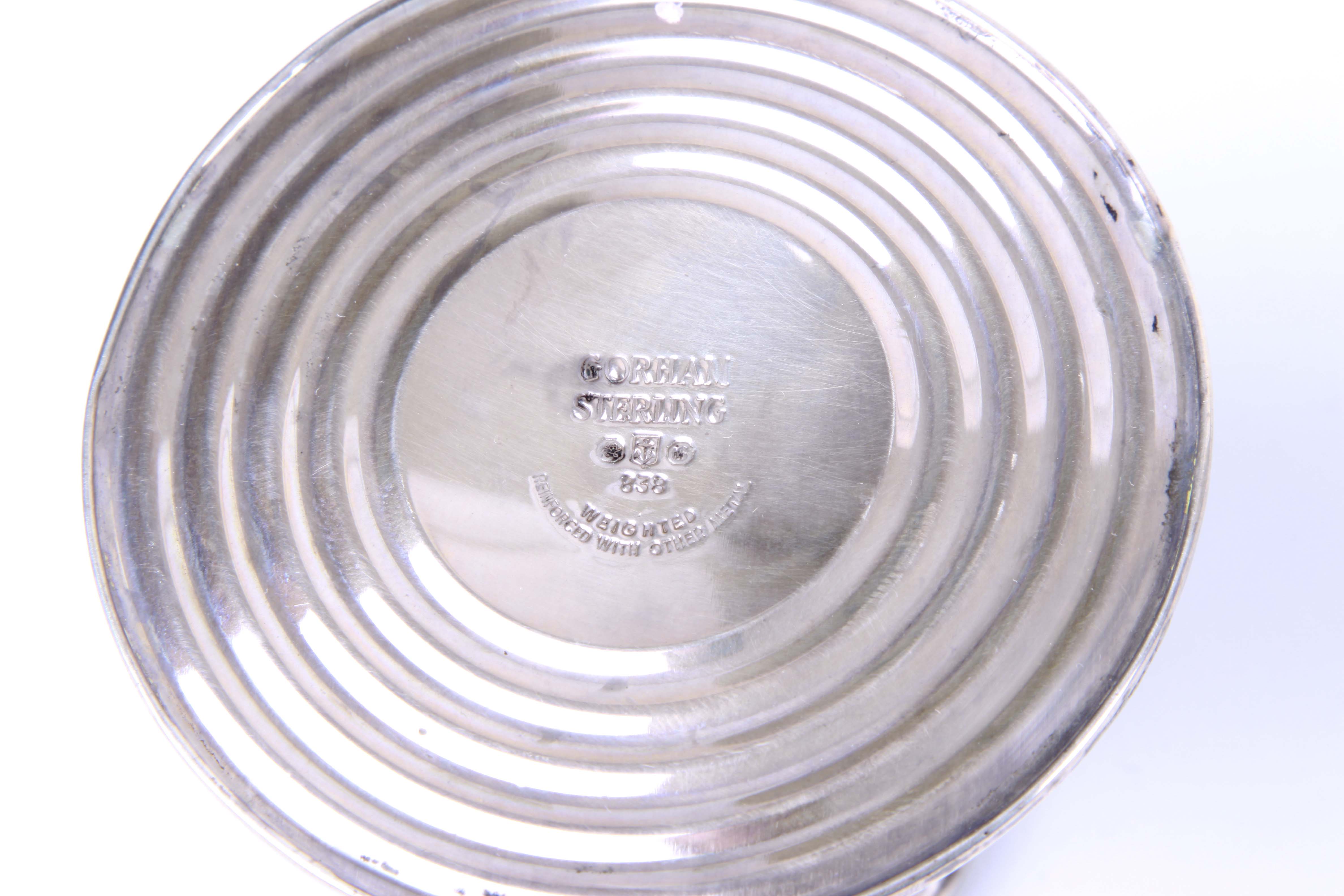 Pair of Gorham Weighted Sterling Silver Candlesticks