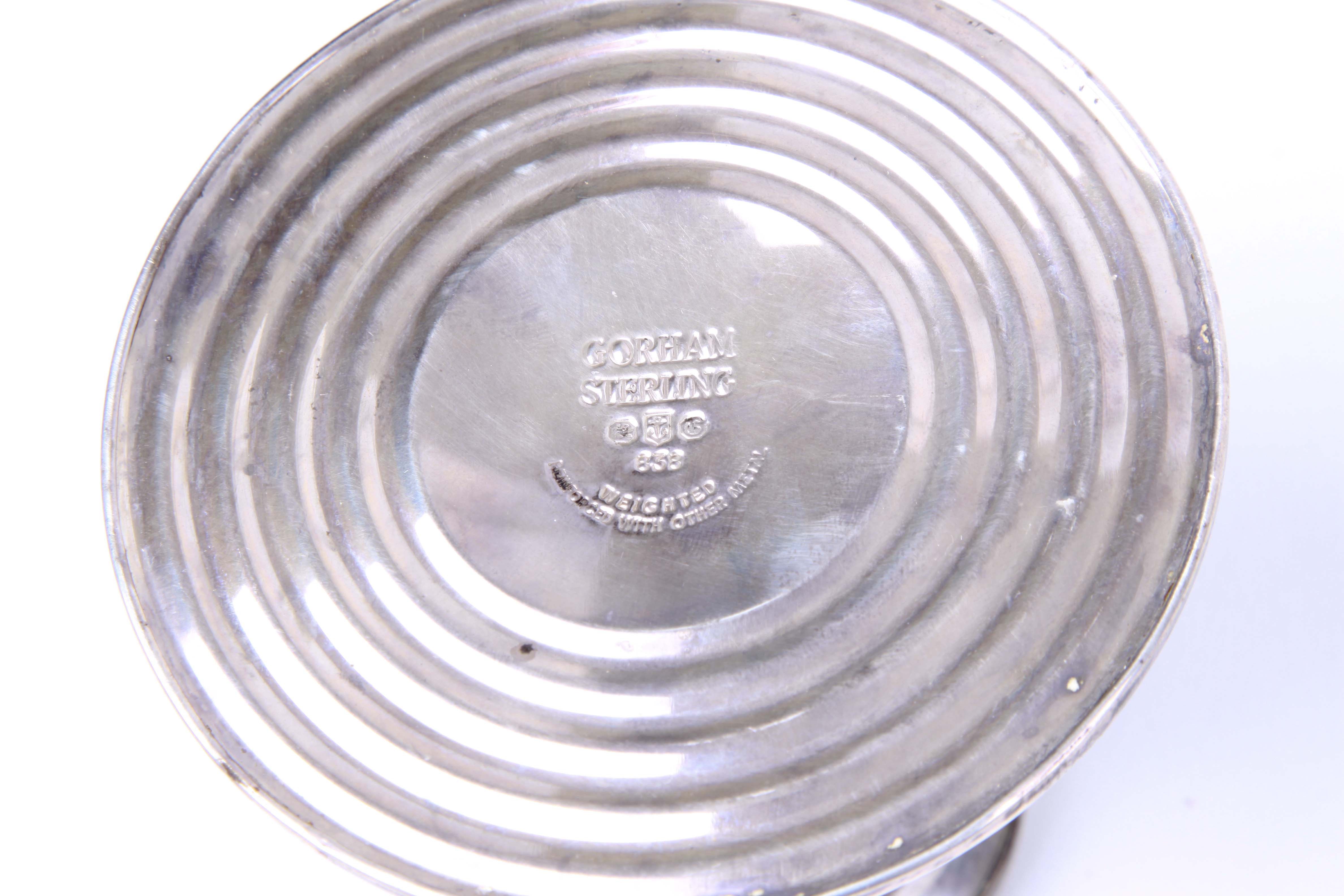 Pair of Gorham Weighted Sterling Silver Candlesticks