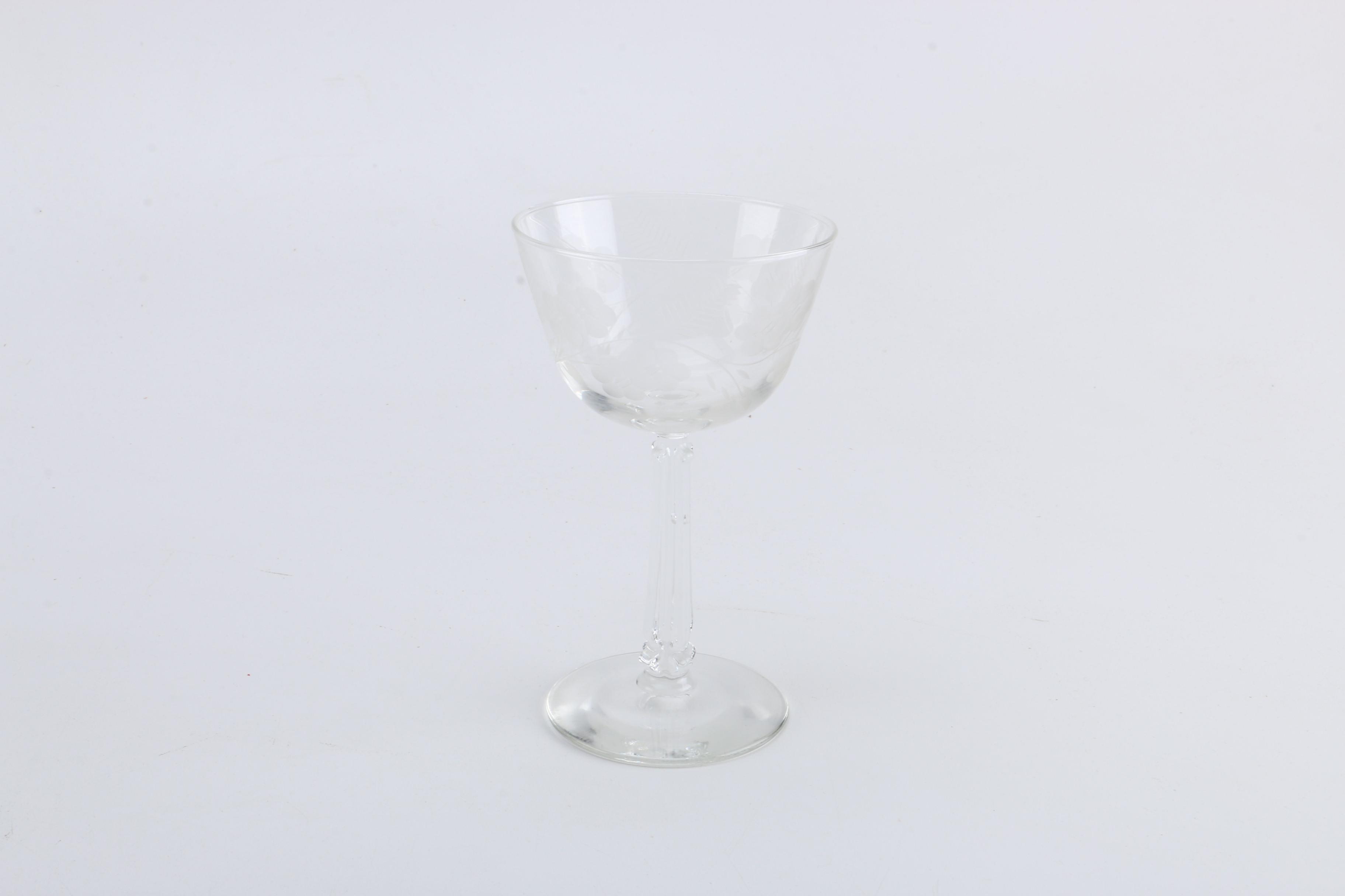 Collection of Crystal Stemware