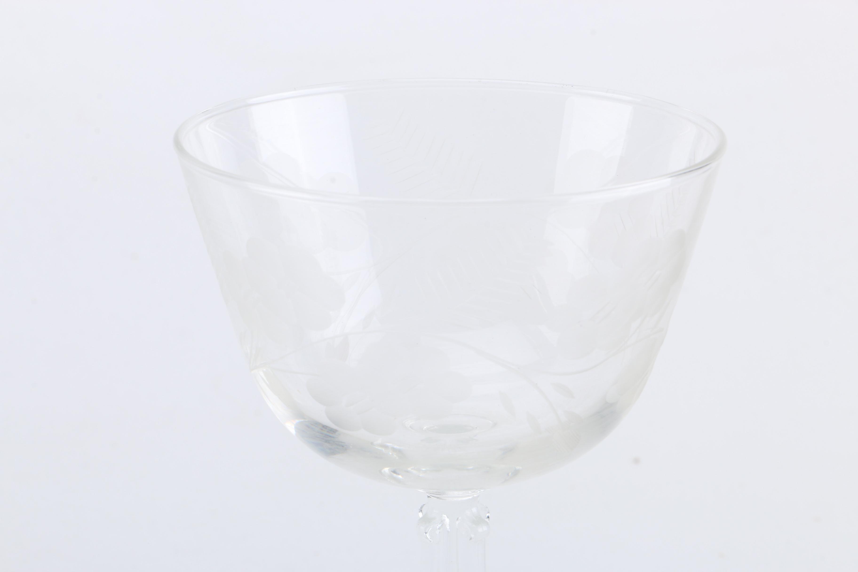 Collection of Crystal Stemware