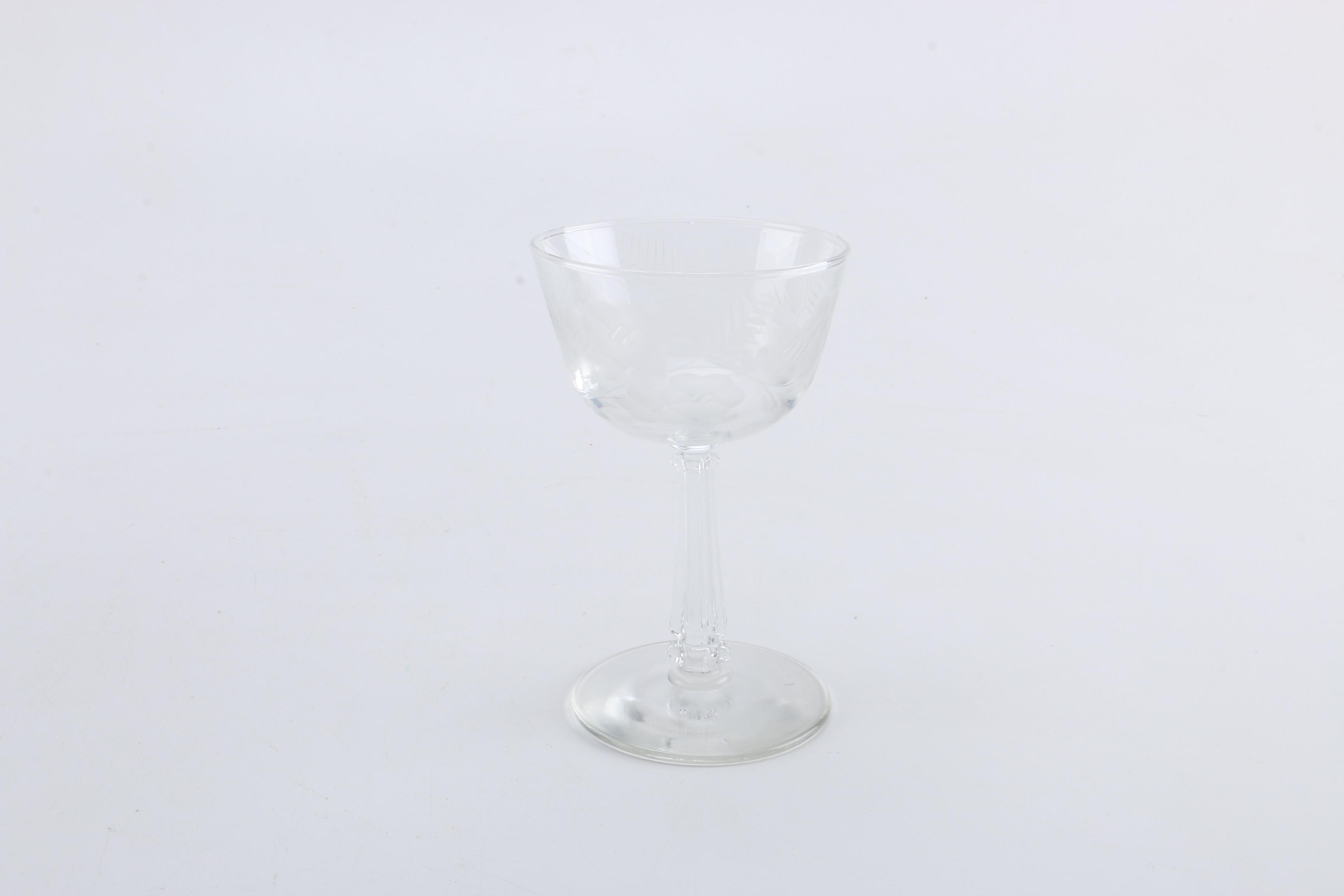Collection of Crystal Stemware