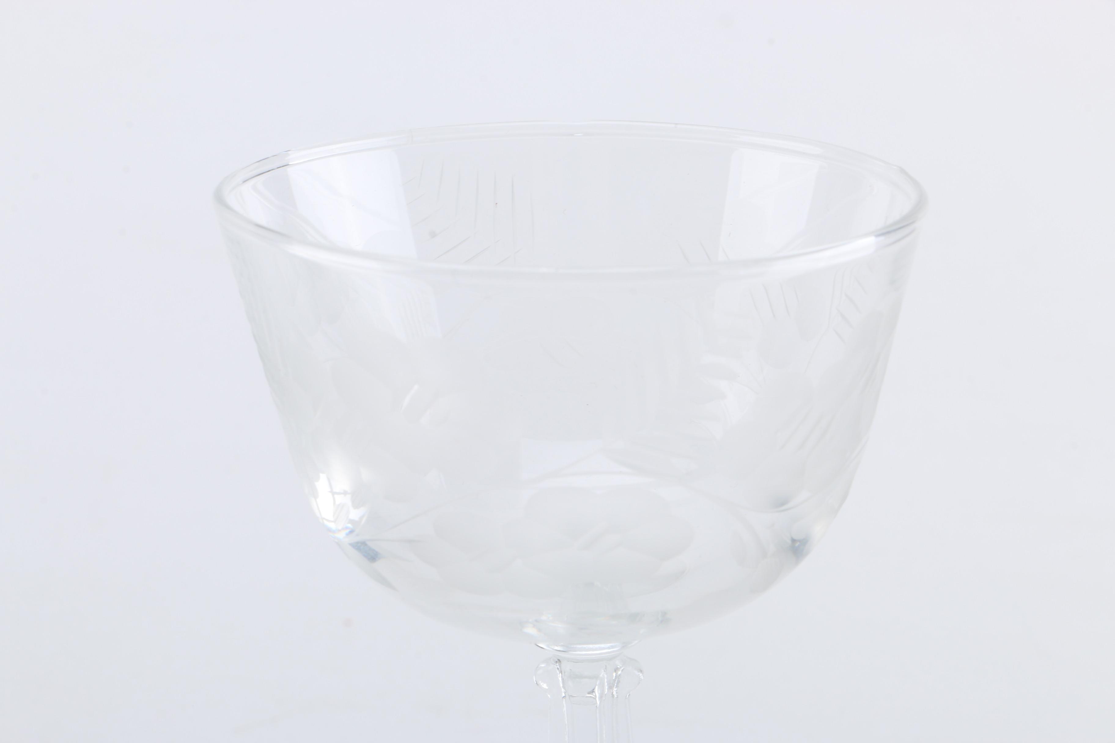 Collection of Crystal Stemware