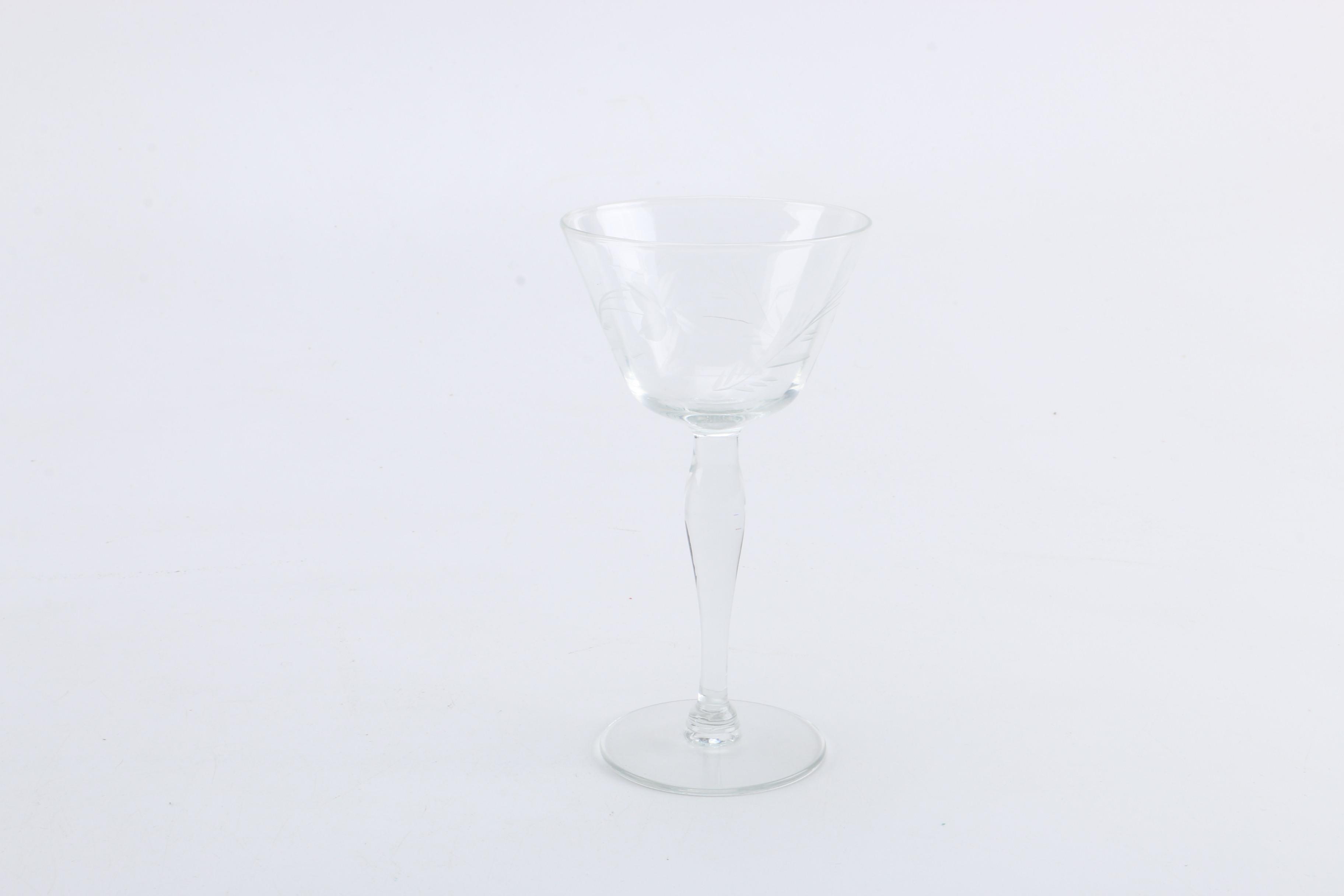 Collection of Crystal Stemware