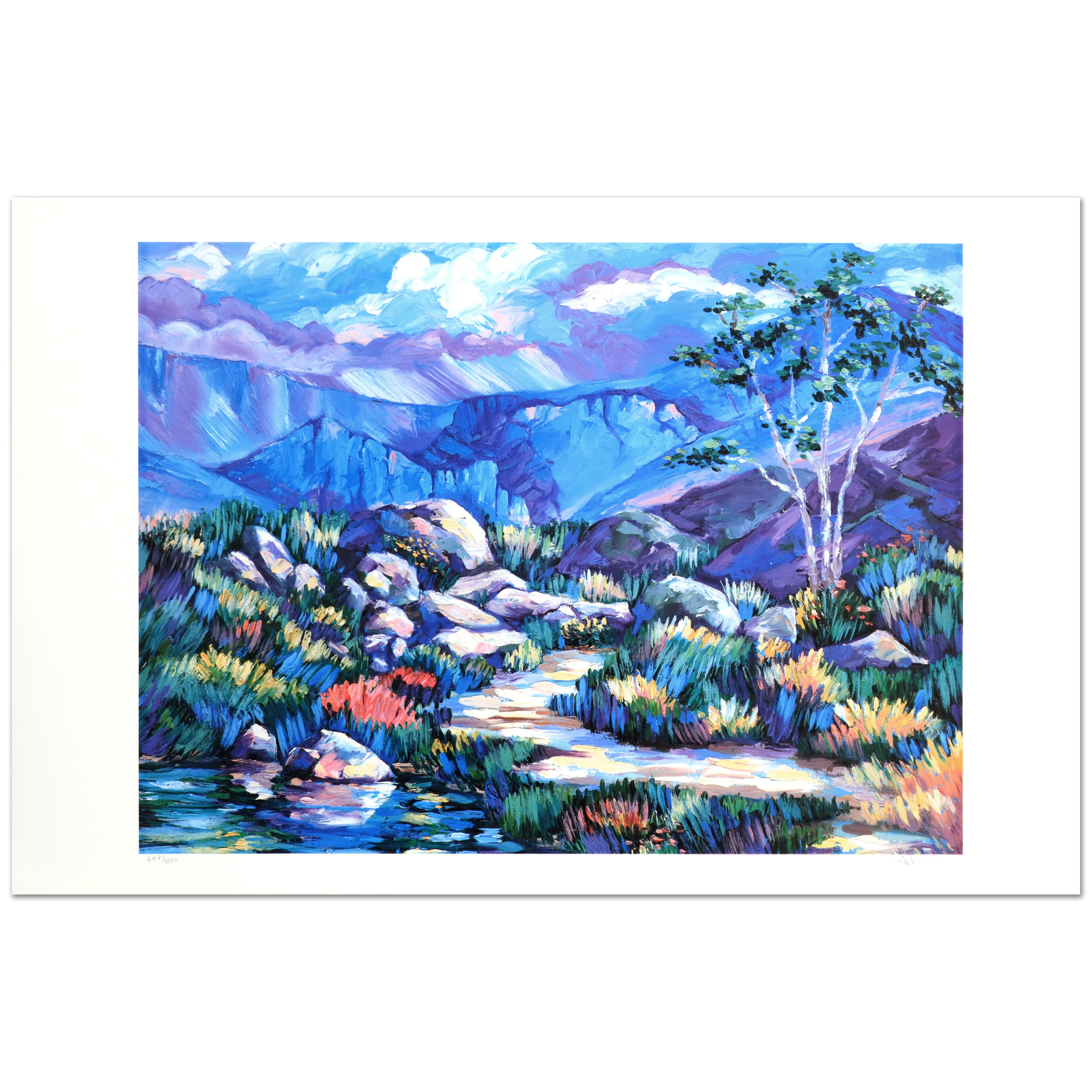 Adam Limited Edition Offset Lithograph on Paper "Un Lugar Privado"