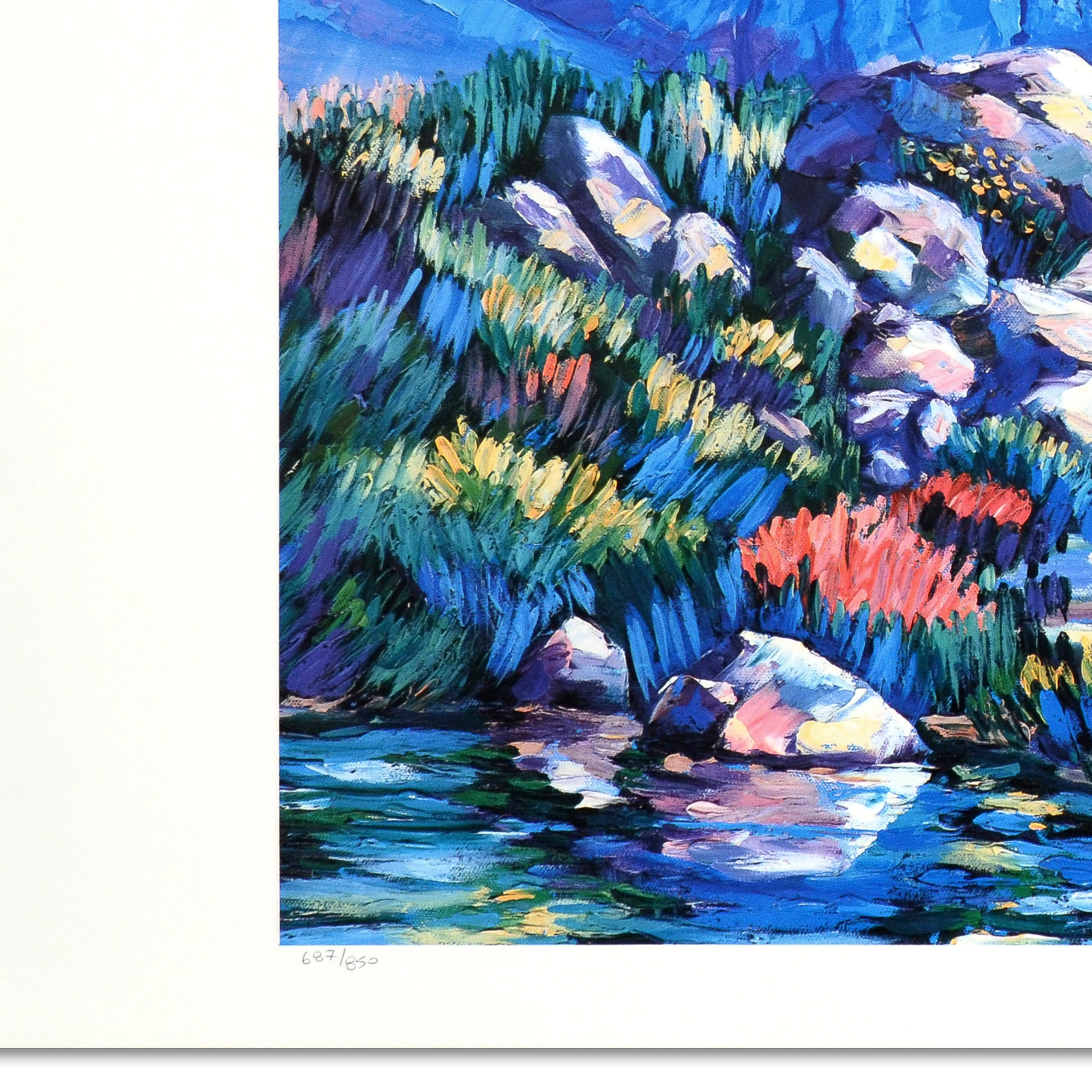 Adam Limited Edition Offset Lithograph on Paper "Un Lugar Privado"