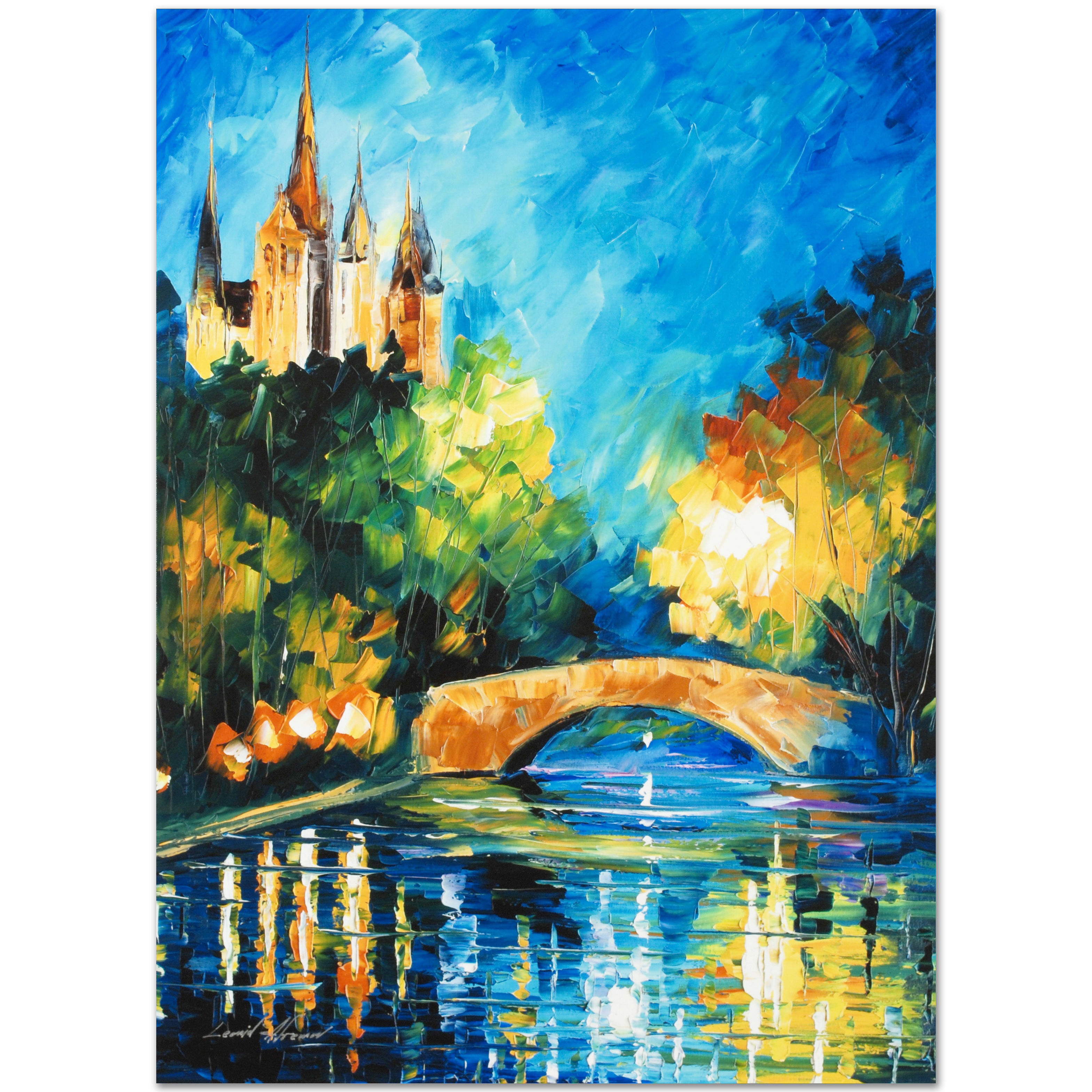 Leonid Afremov Giclée on Gallery Wrapped Canvas "Perfect Night"