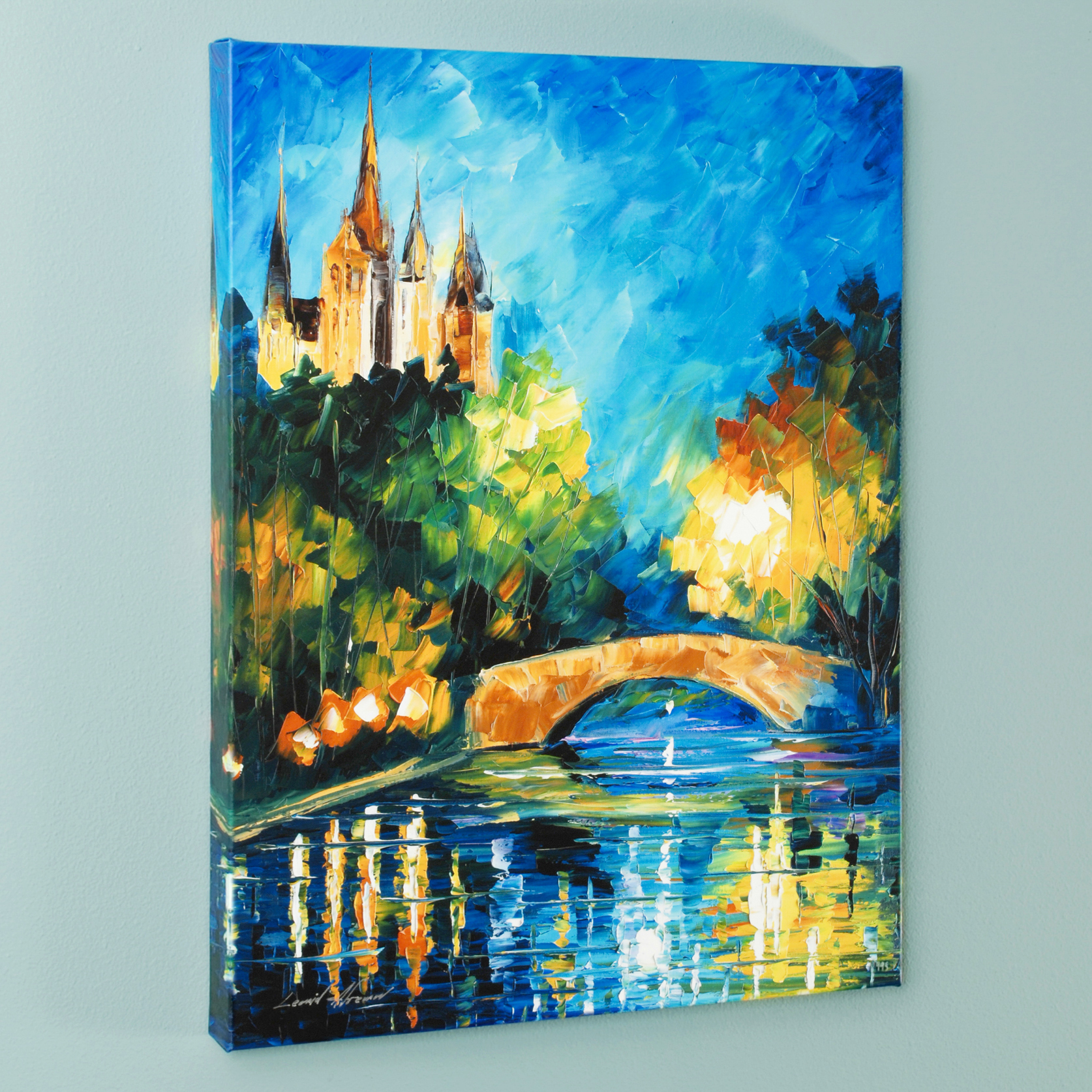 Leonid Afremov Giclée on Gallery Wrapped Canvas "Perfect Night"