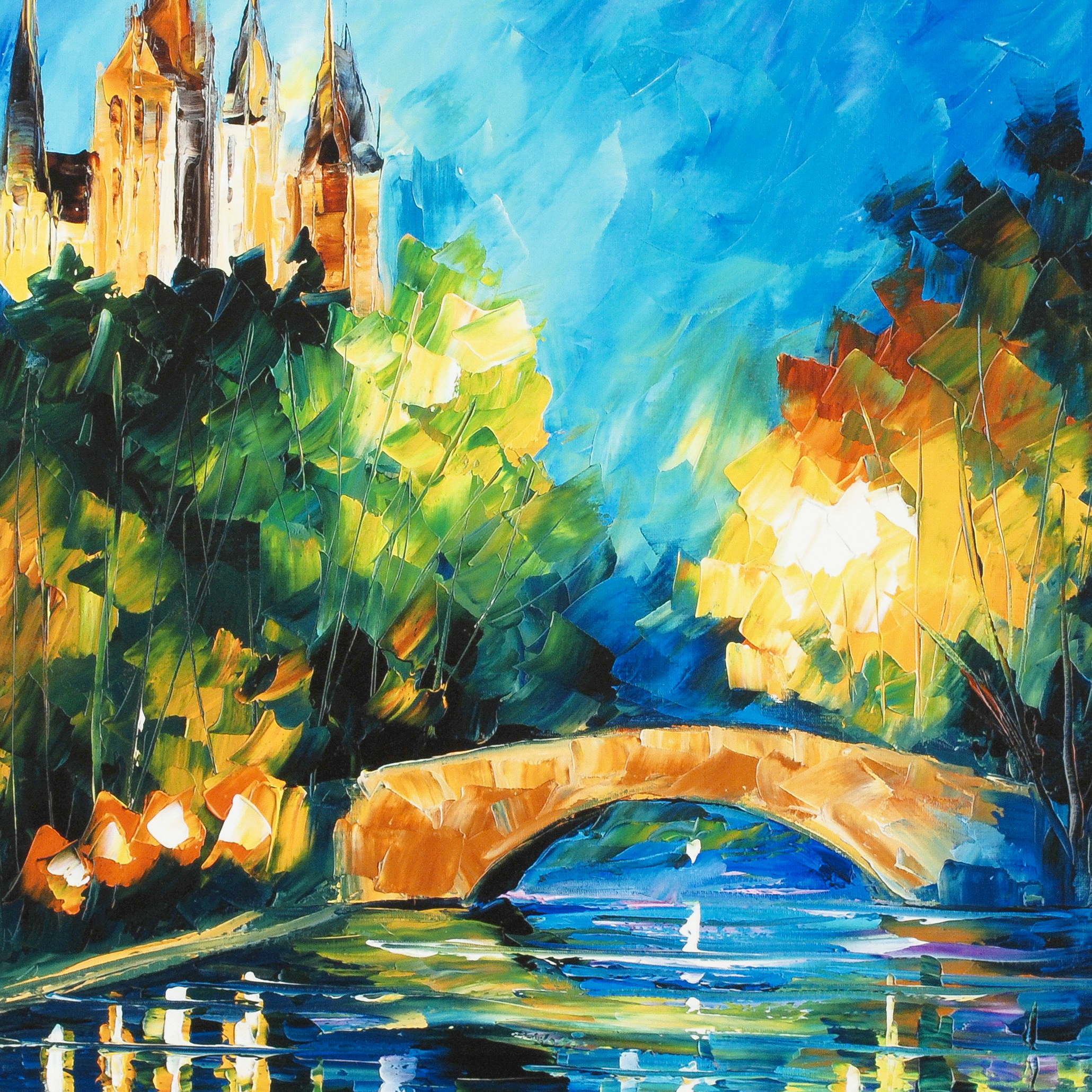 Leonid Afremov Giclée on Gallery Wrapped Canvas "Perfect Night"