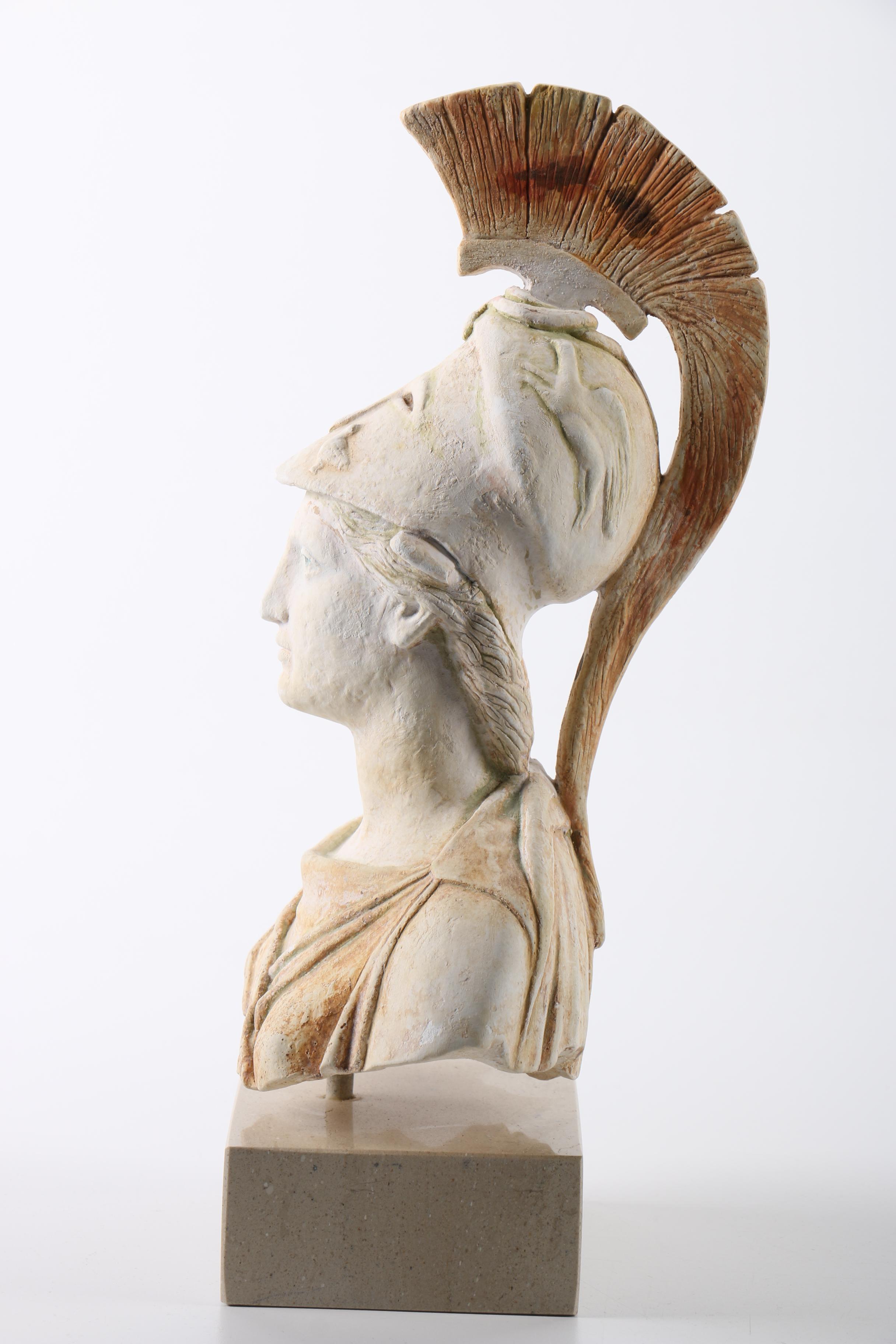 Plaster Reproduction Bust of Athena