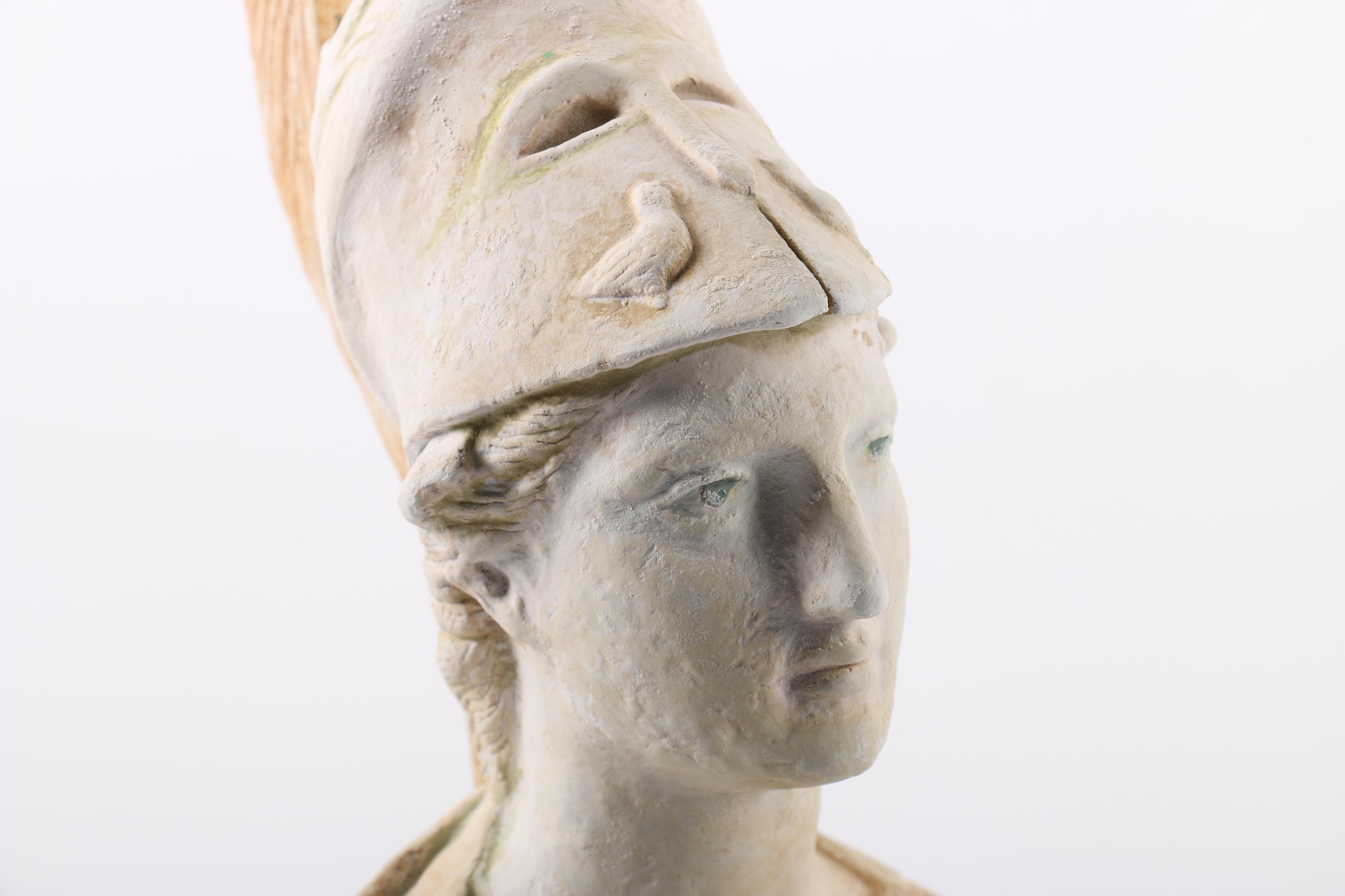 Plaster Reproduction Bust of Athena