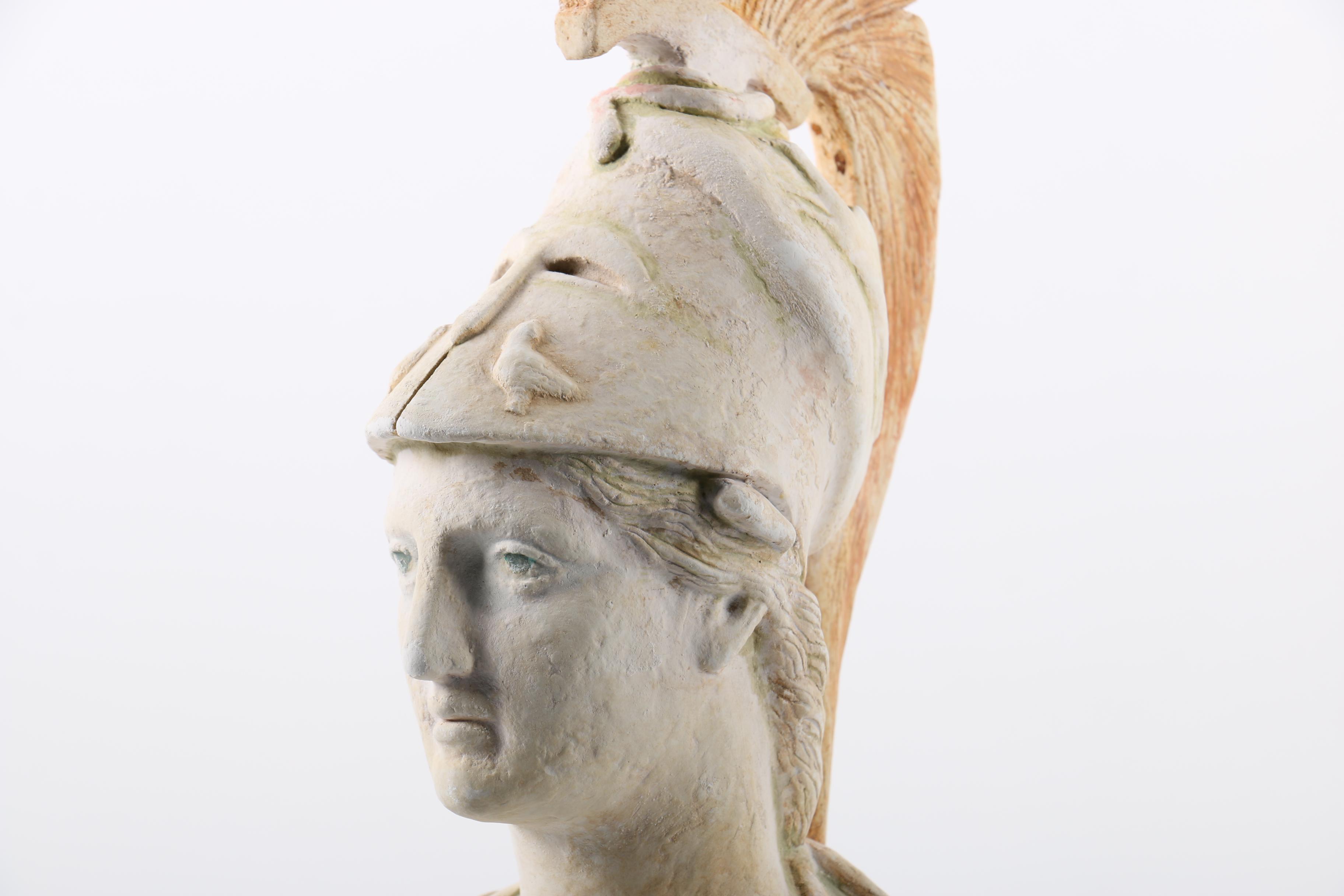 Plaster Reproduction Bust of Athena