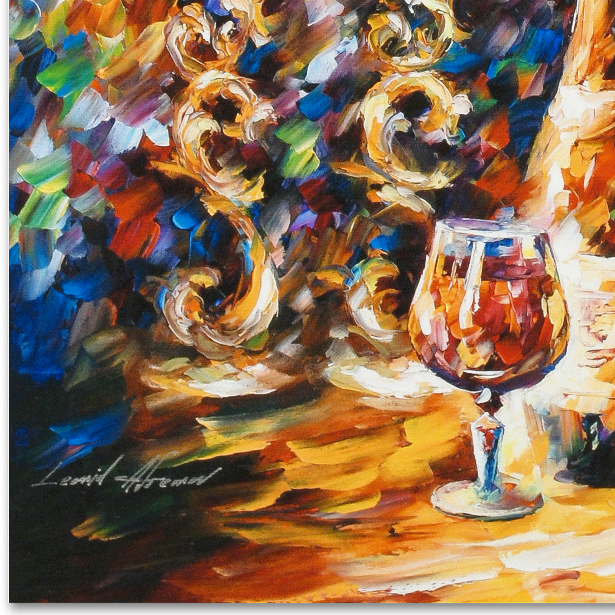 Leonid Afremov Limited Edition Giclée on Gallery Wrapped Canvas "Shabbat"