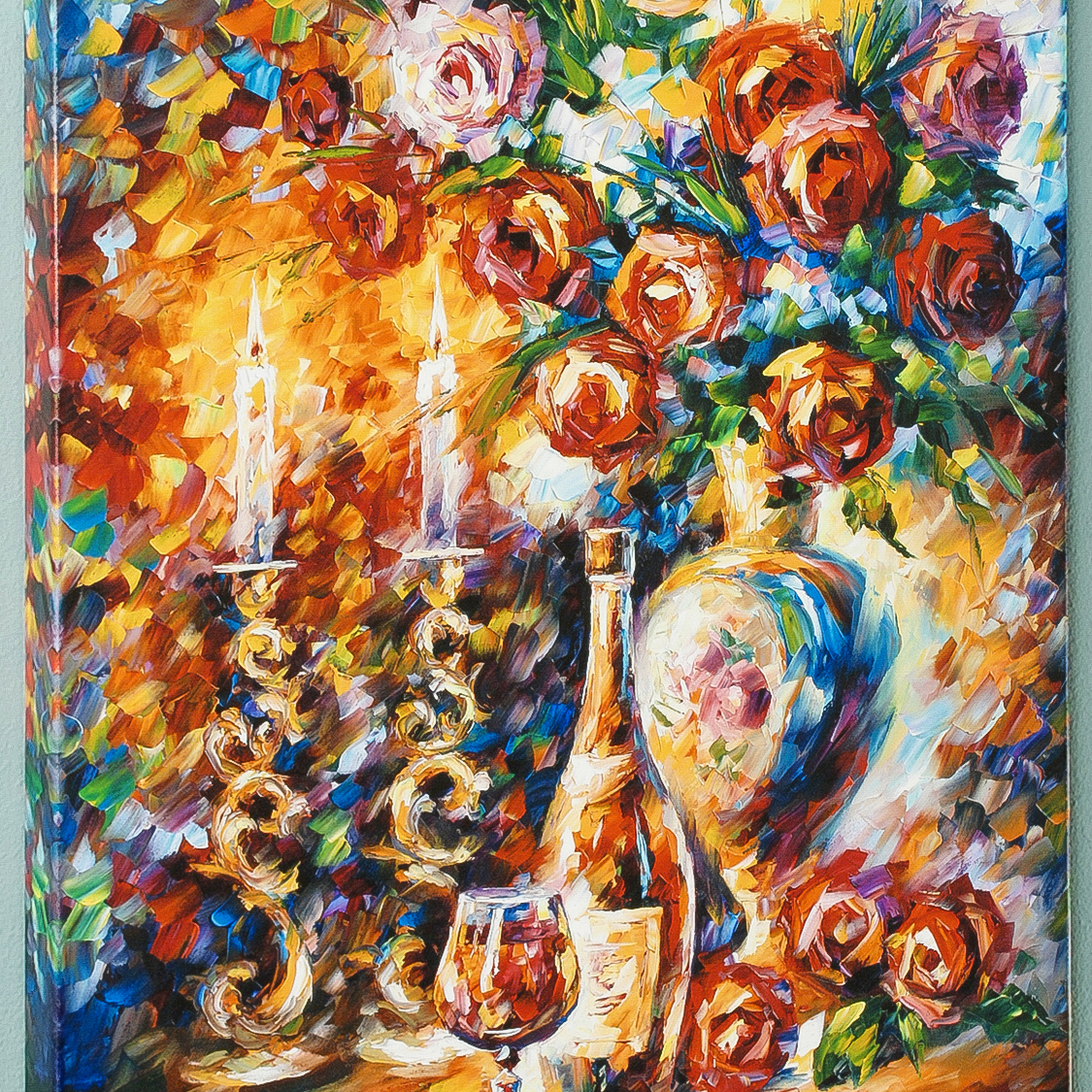 Leonid Afremov Limited Edition Giclée on Gallery Wrapped Canvas "Shabbat"