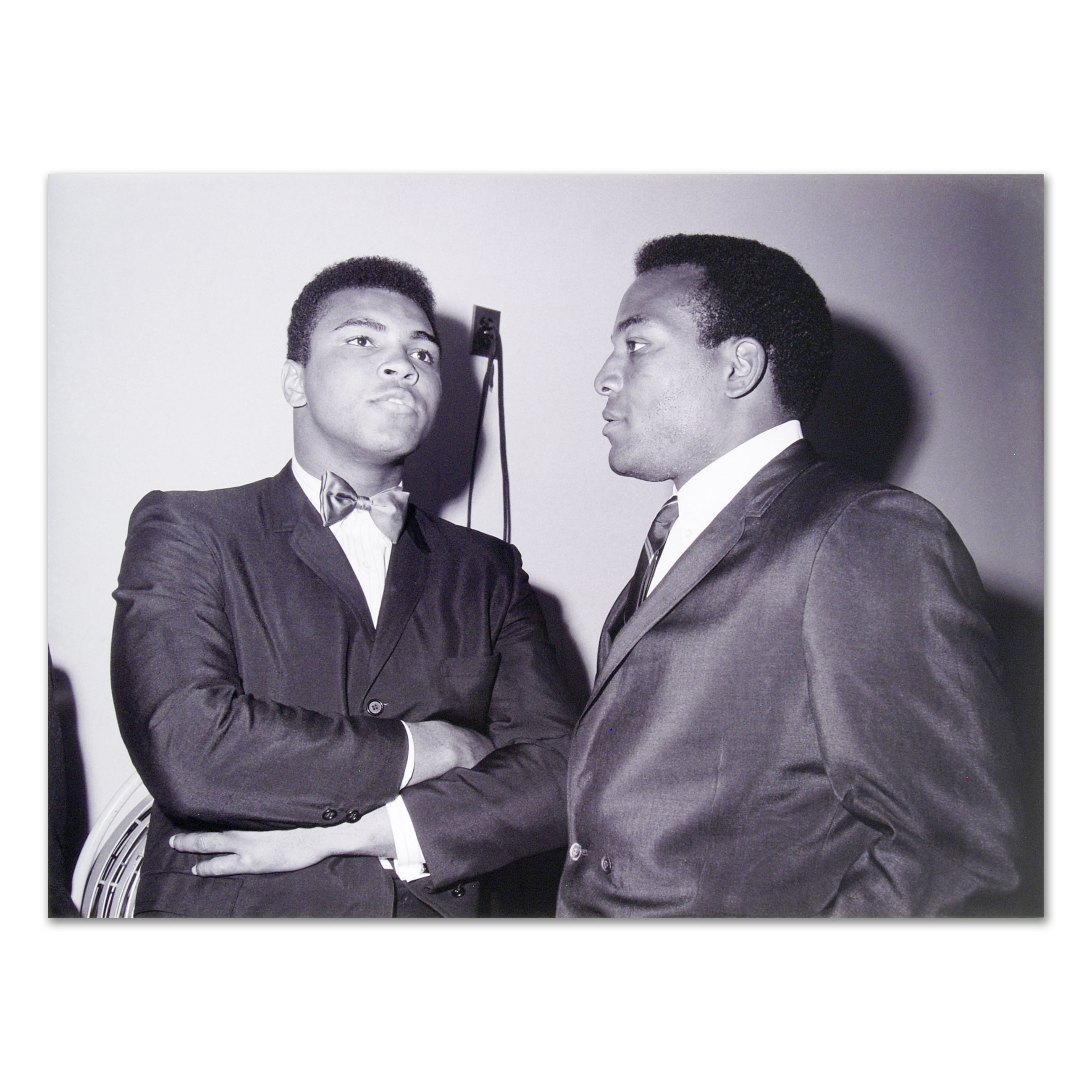 Licensed Photograph of Muhammad Ali and Jim Brown
