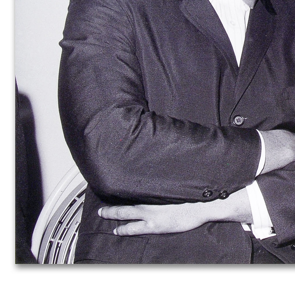 Licensed Photograph of Muhammad Ali and Jim Brown