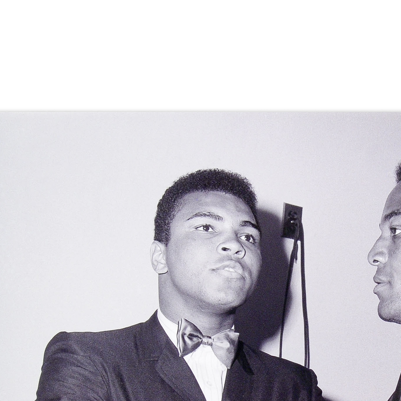 Licensed Photograph of Muhammad Ali and Jim Brown