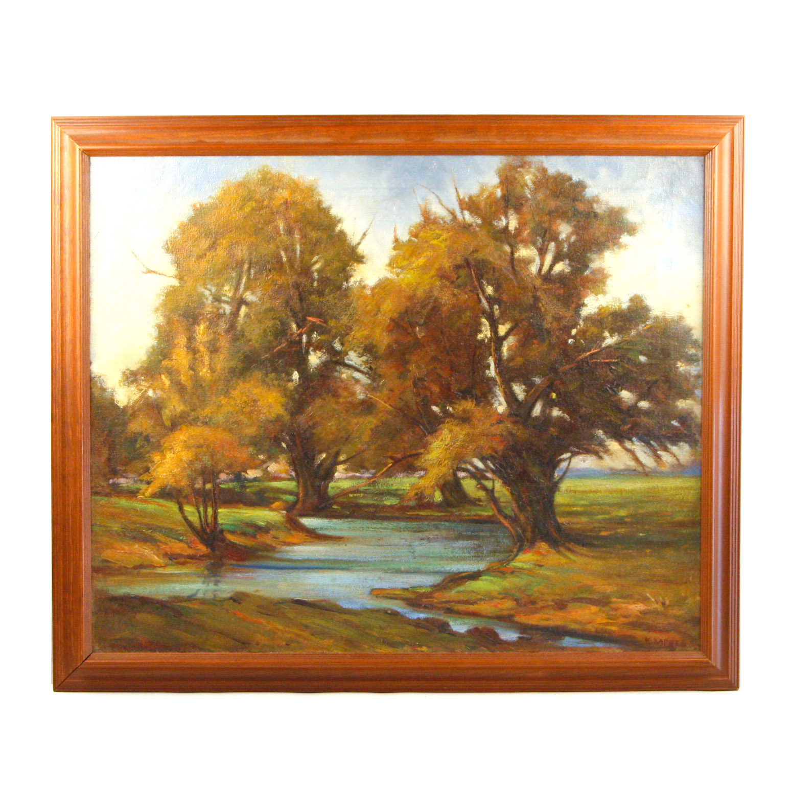 Karl Kappes Original Oil on Canvas Landscape