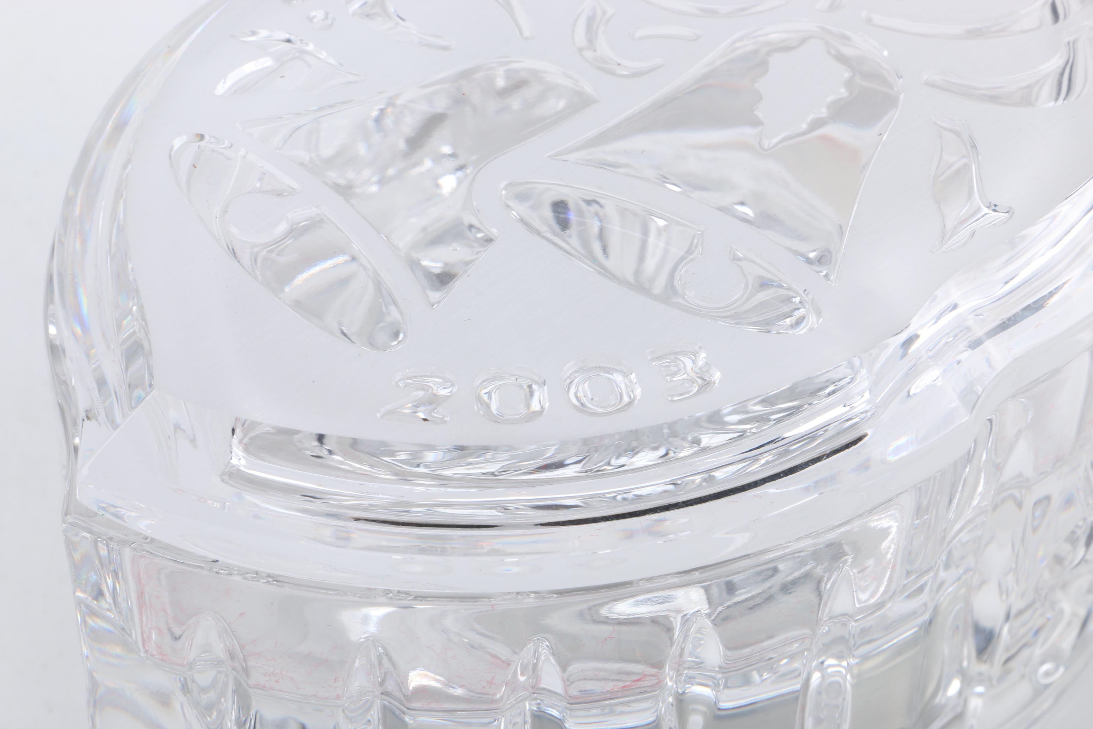 Waterford "Silver Bells" Music Box