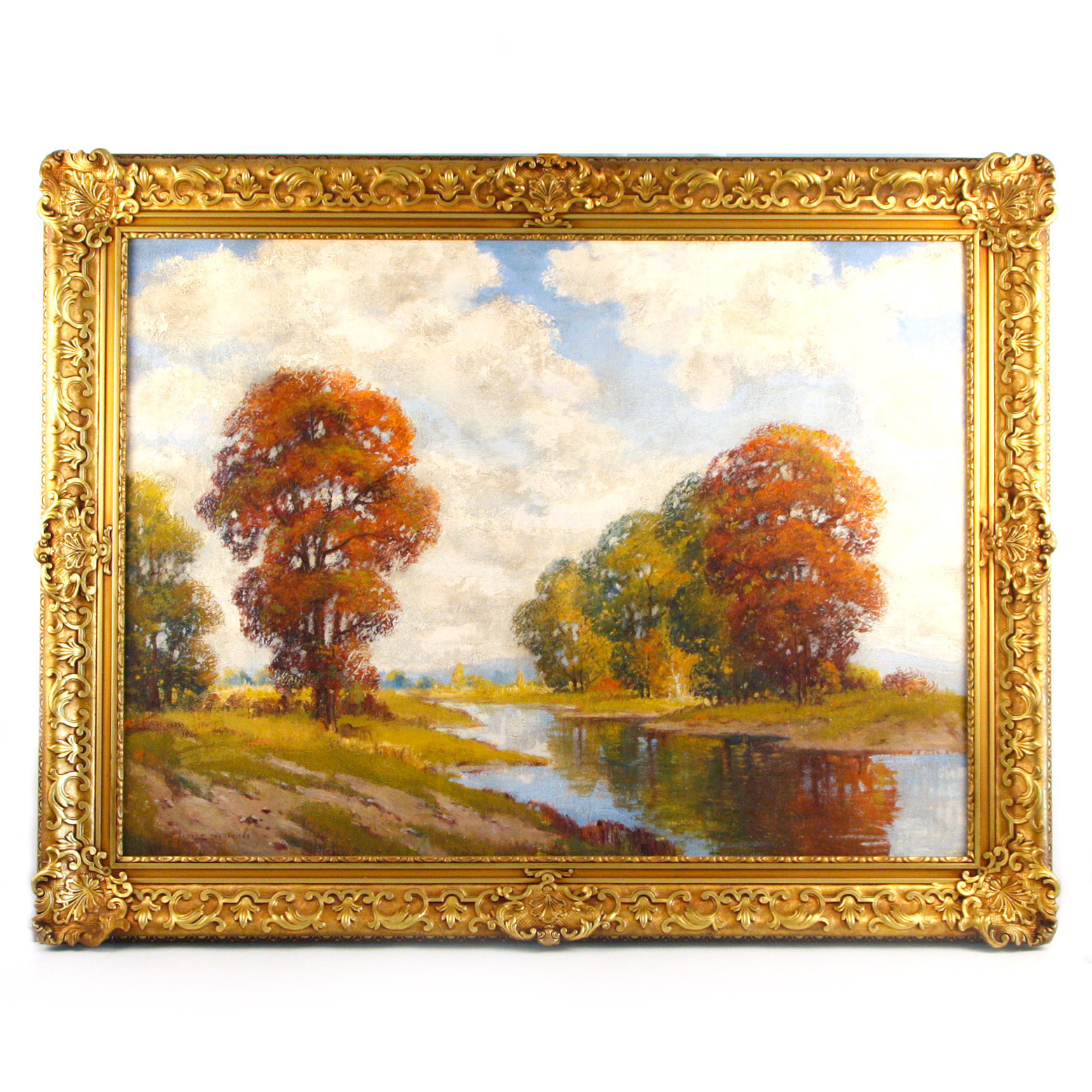 Ernest Fredericks Oil on Canvas "Summer Splendor"