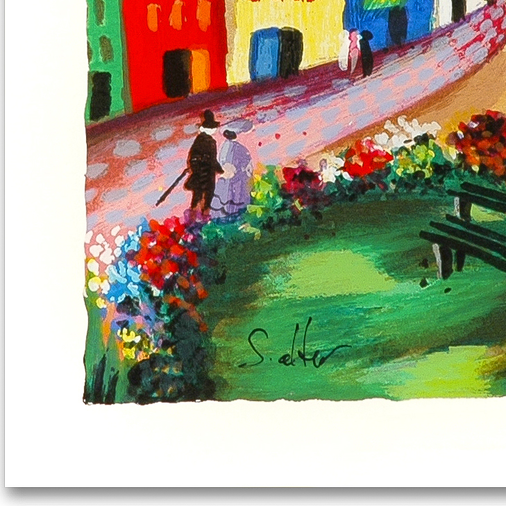 Shlomo Alter "Spring Day" Signed Limited Edition Serigraph