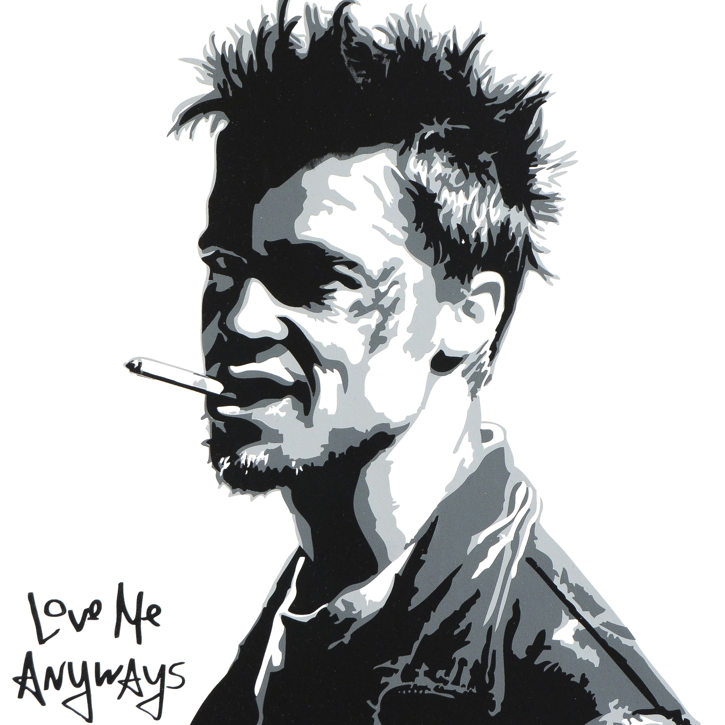 Padhia Avocado Limited Edition Serigraph on Paper "Love Me Anyways"