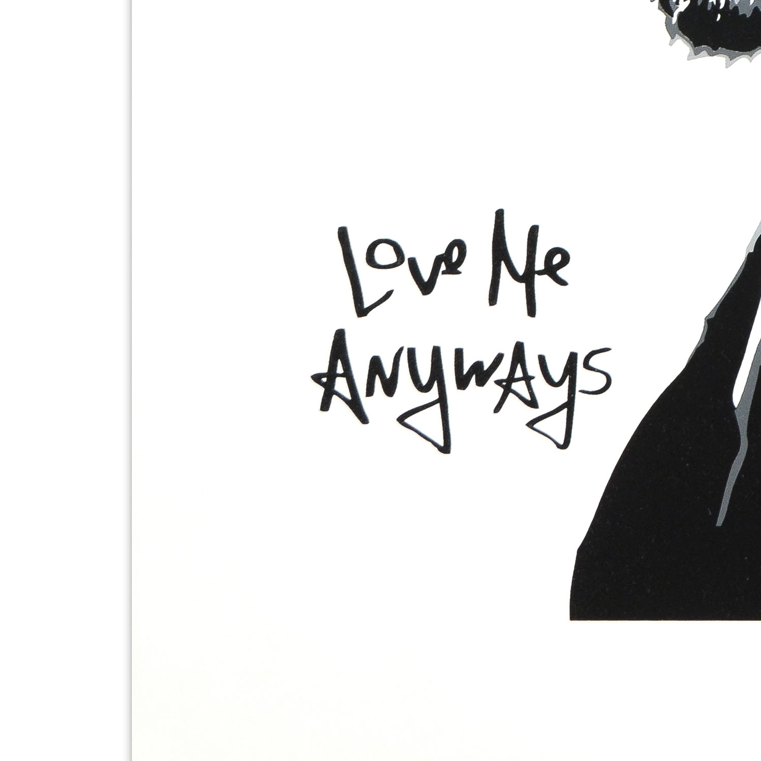 Padhia Avocado Limited Edition Serigraph on Paper "Love Me Anyways"