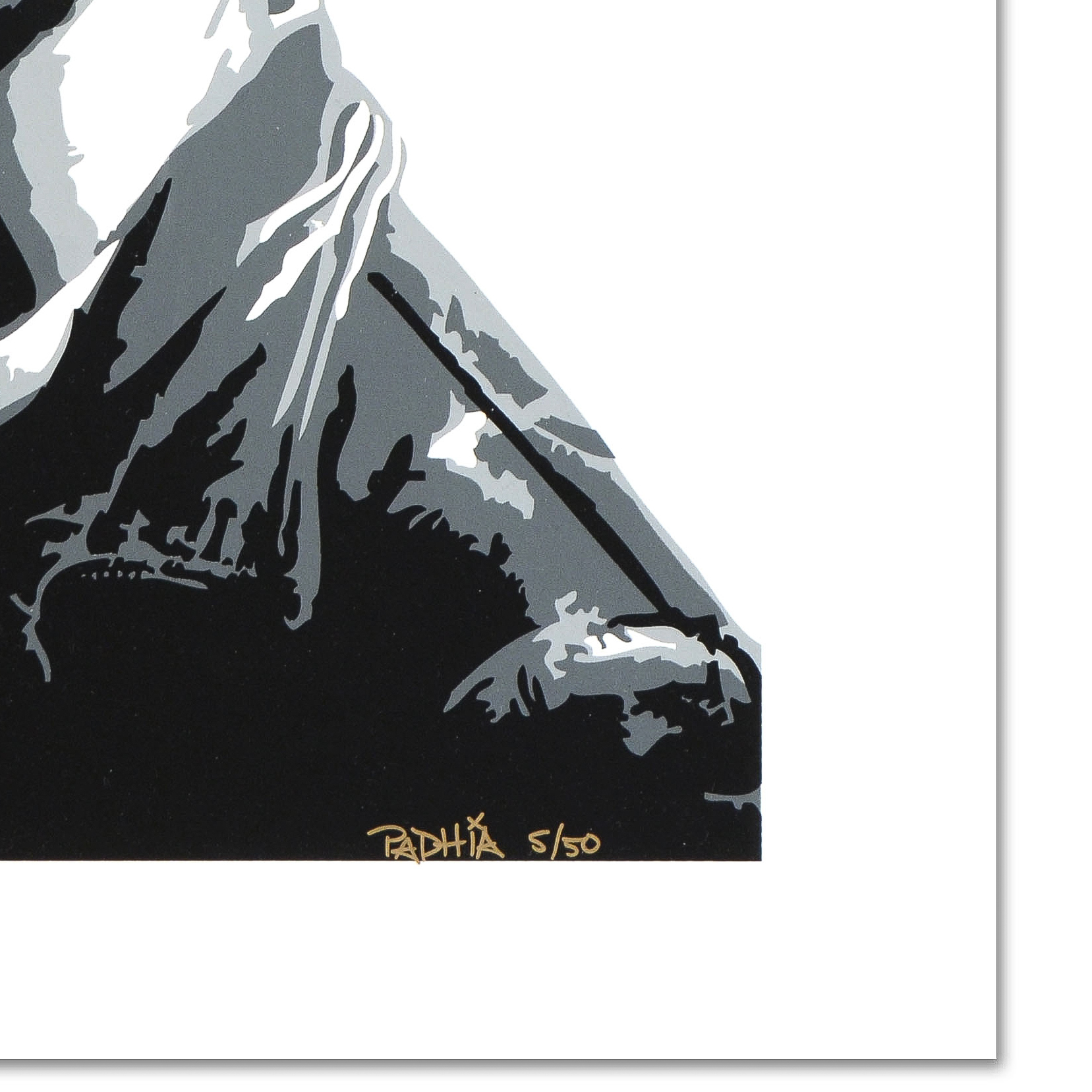 Padhia Avocado Limited Edition Serigraph on Paper "Love Me Anyways"