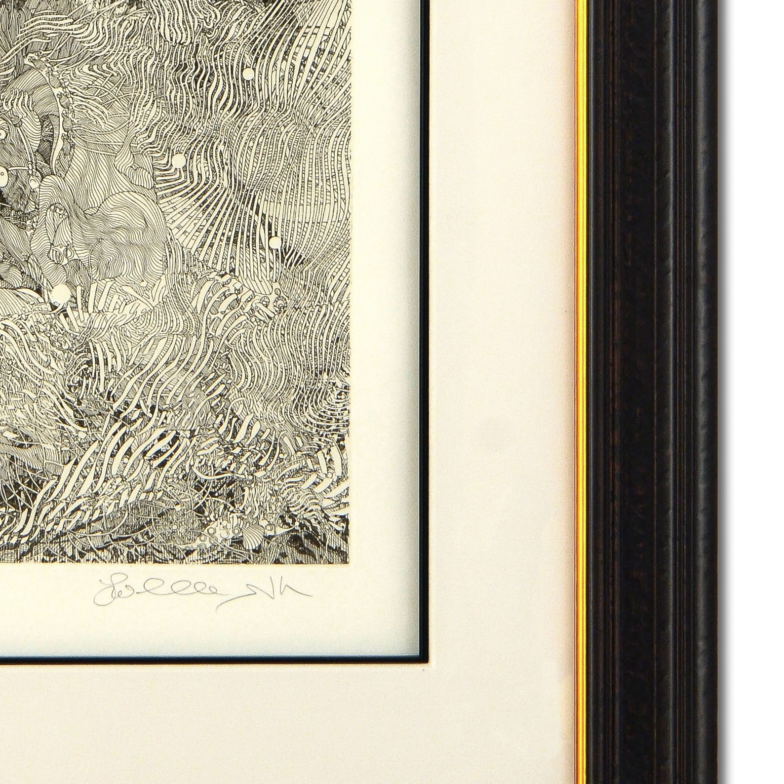 Guillaume Azoulay "Le Cirque" Framed Limited Edition Etching