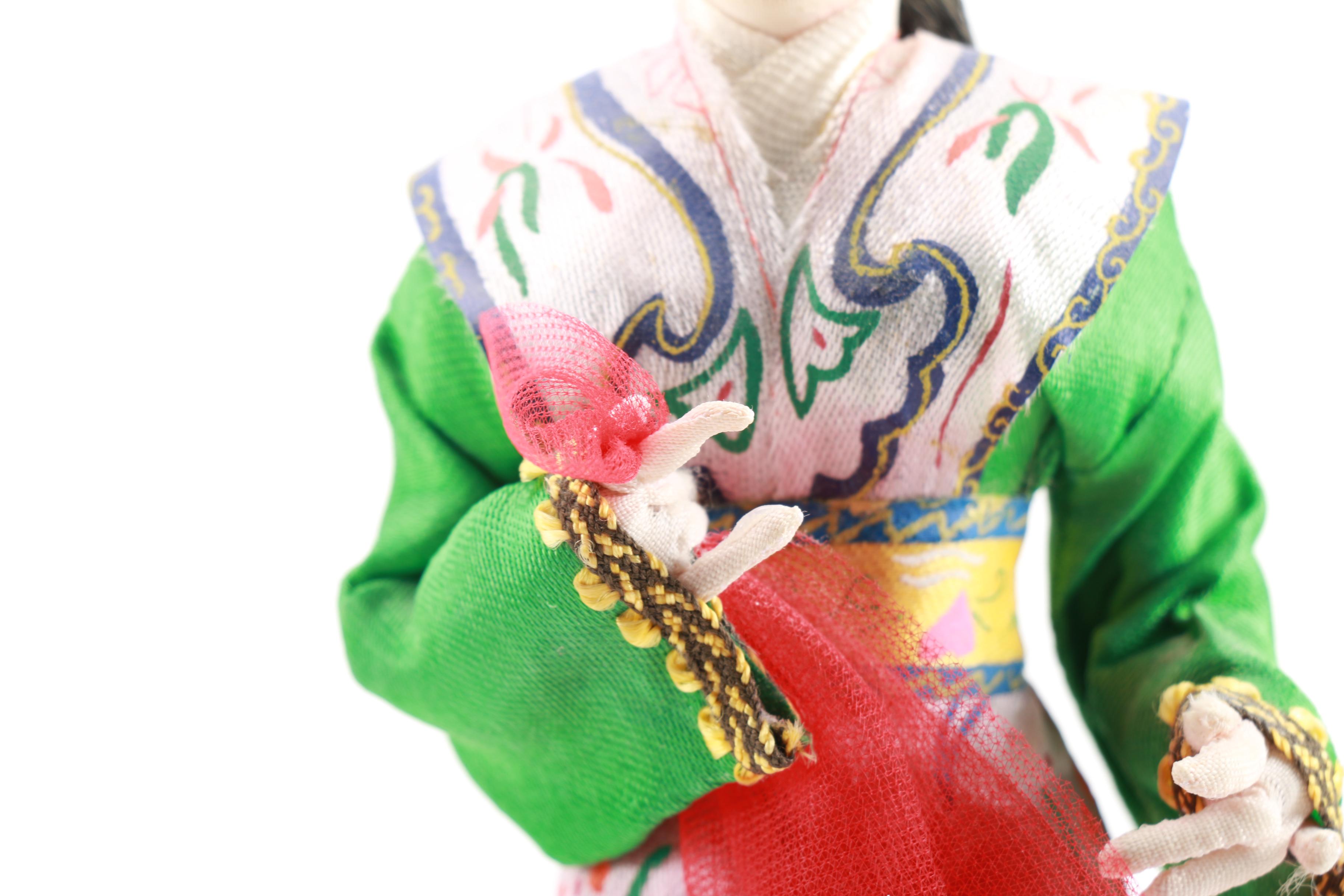 Collection of Vintage Chinese Dolls