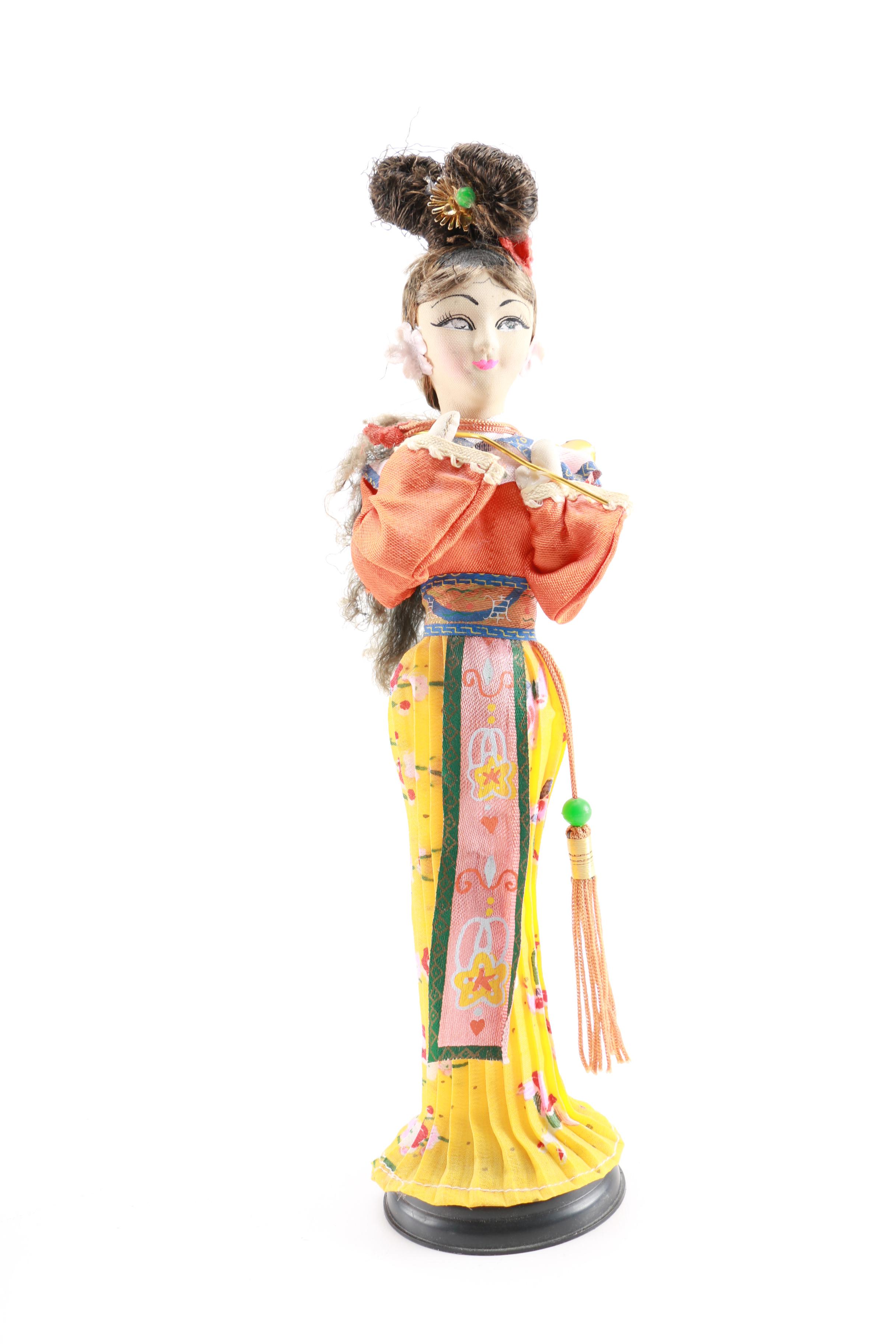 Collection of Vintage Chinese Dolls