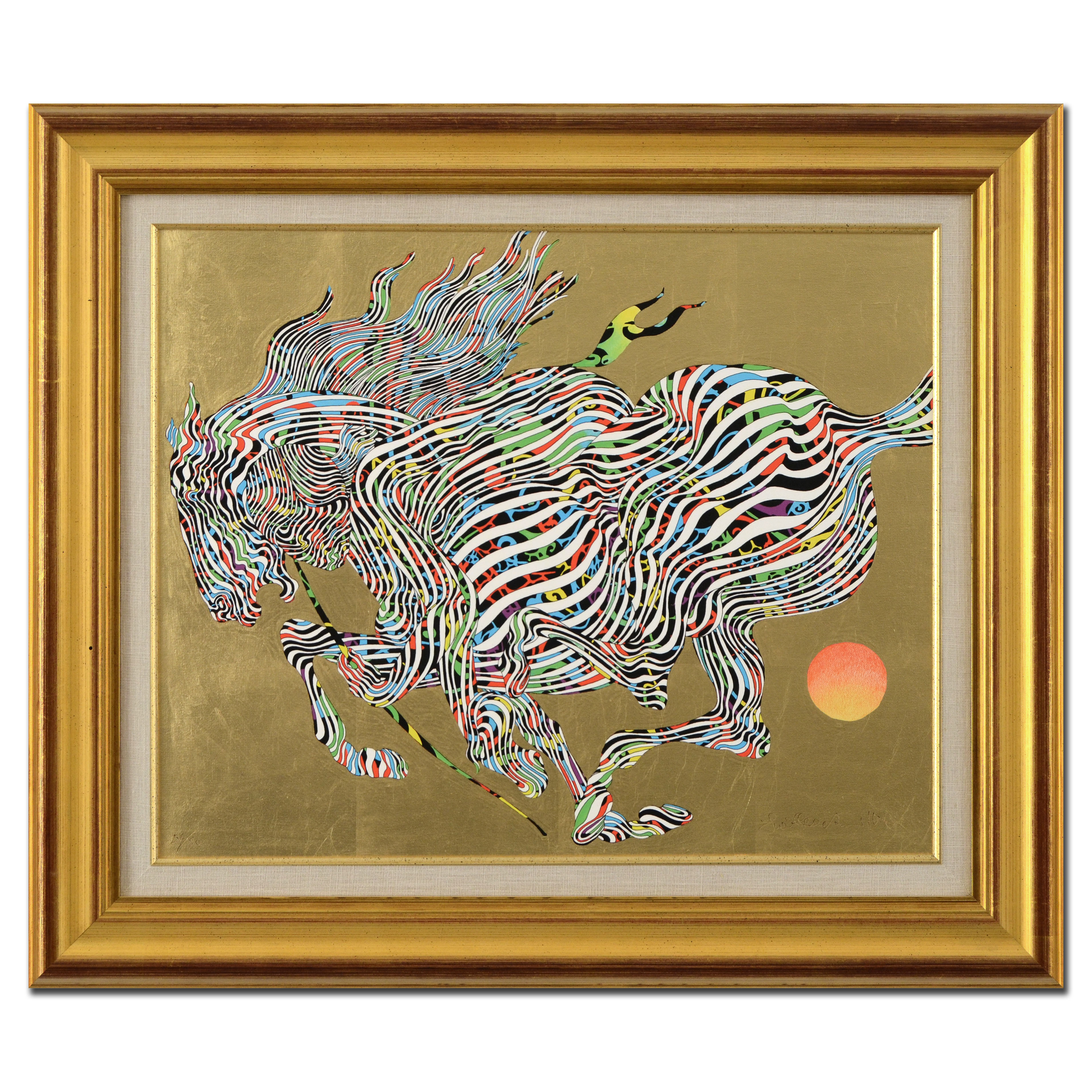 Guillaume Azoulay Limited Edition Giclée with Hand Laid Gold Leaf "El Dorado"