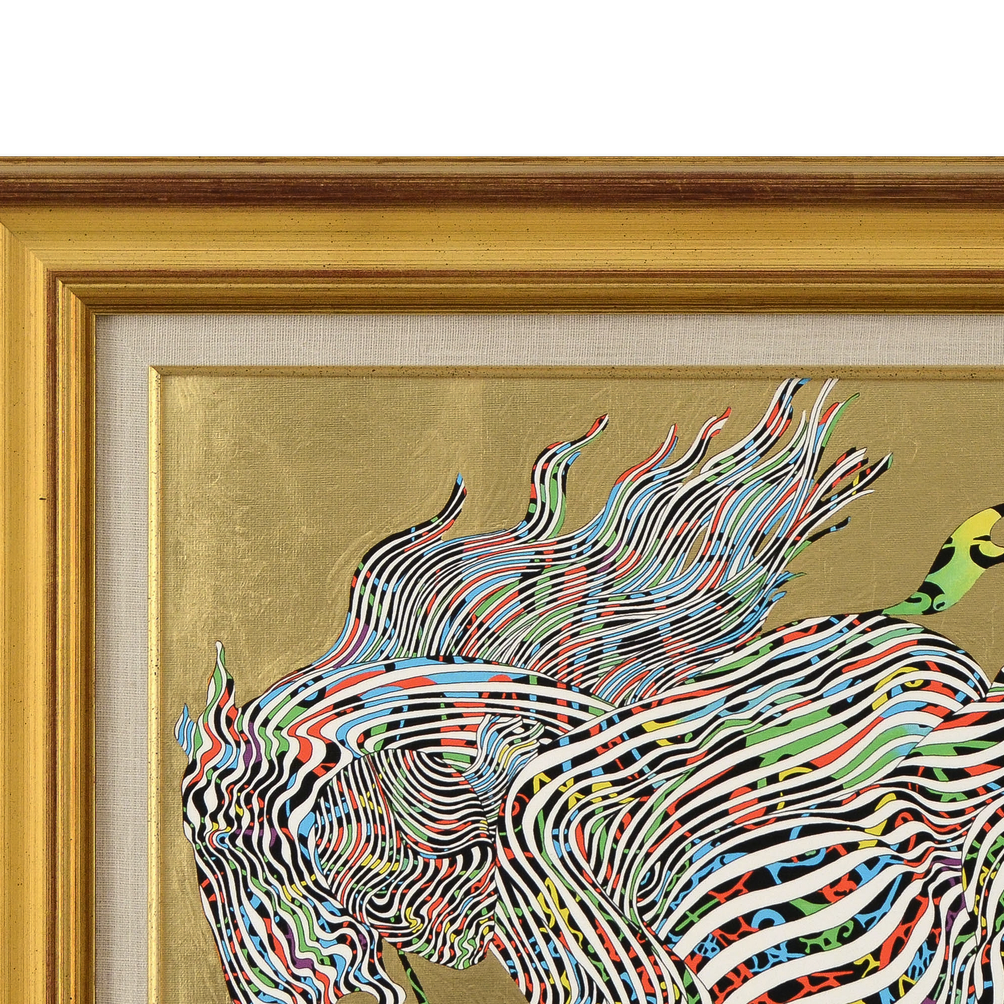 Guillaume Azoulay Limited Edition Giclée with Hand Laid Gold Leaf "El Dorado"