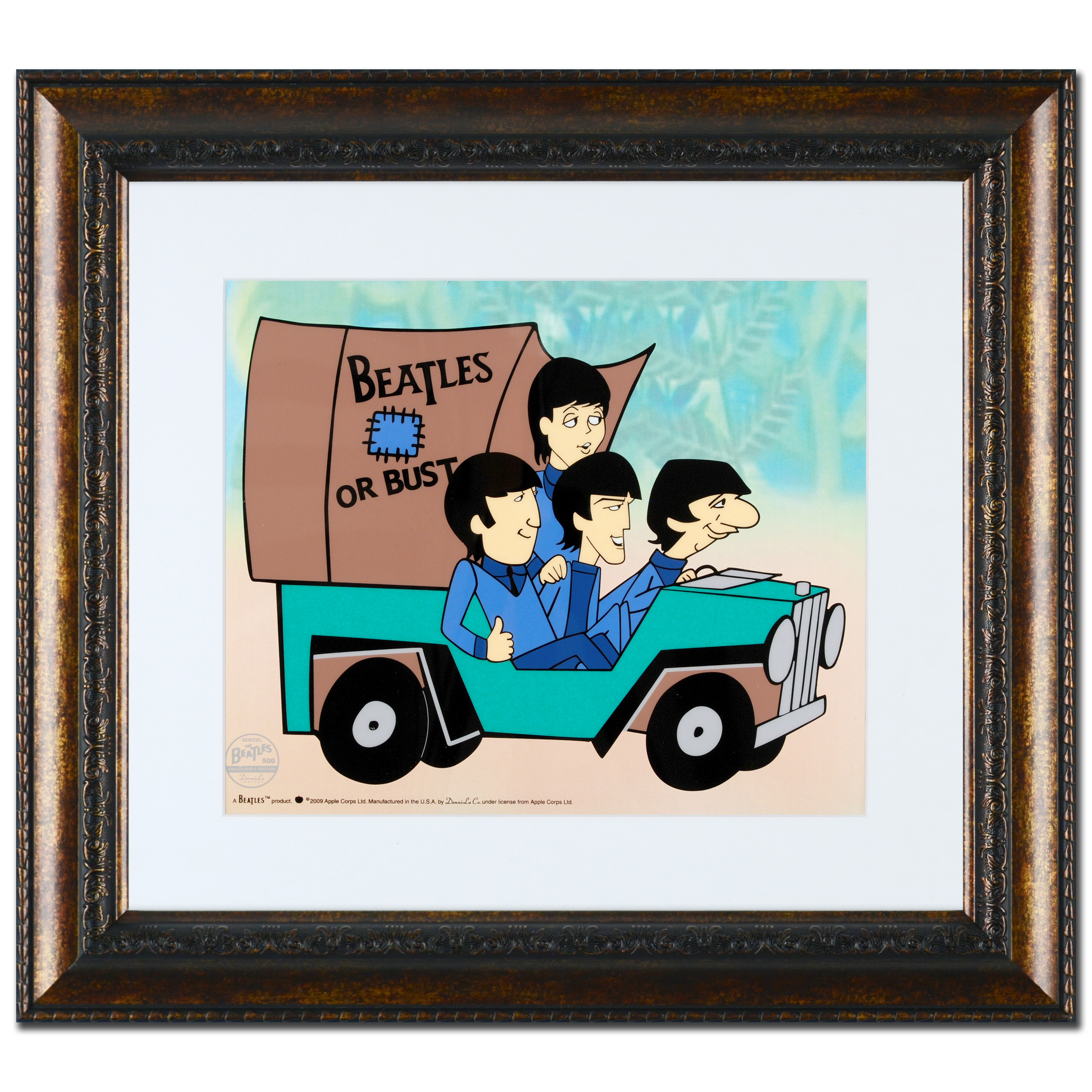 "Beatles or Bust!" Limited Edition Sericel