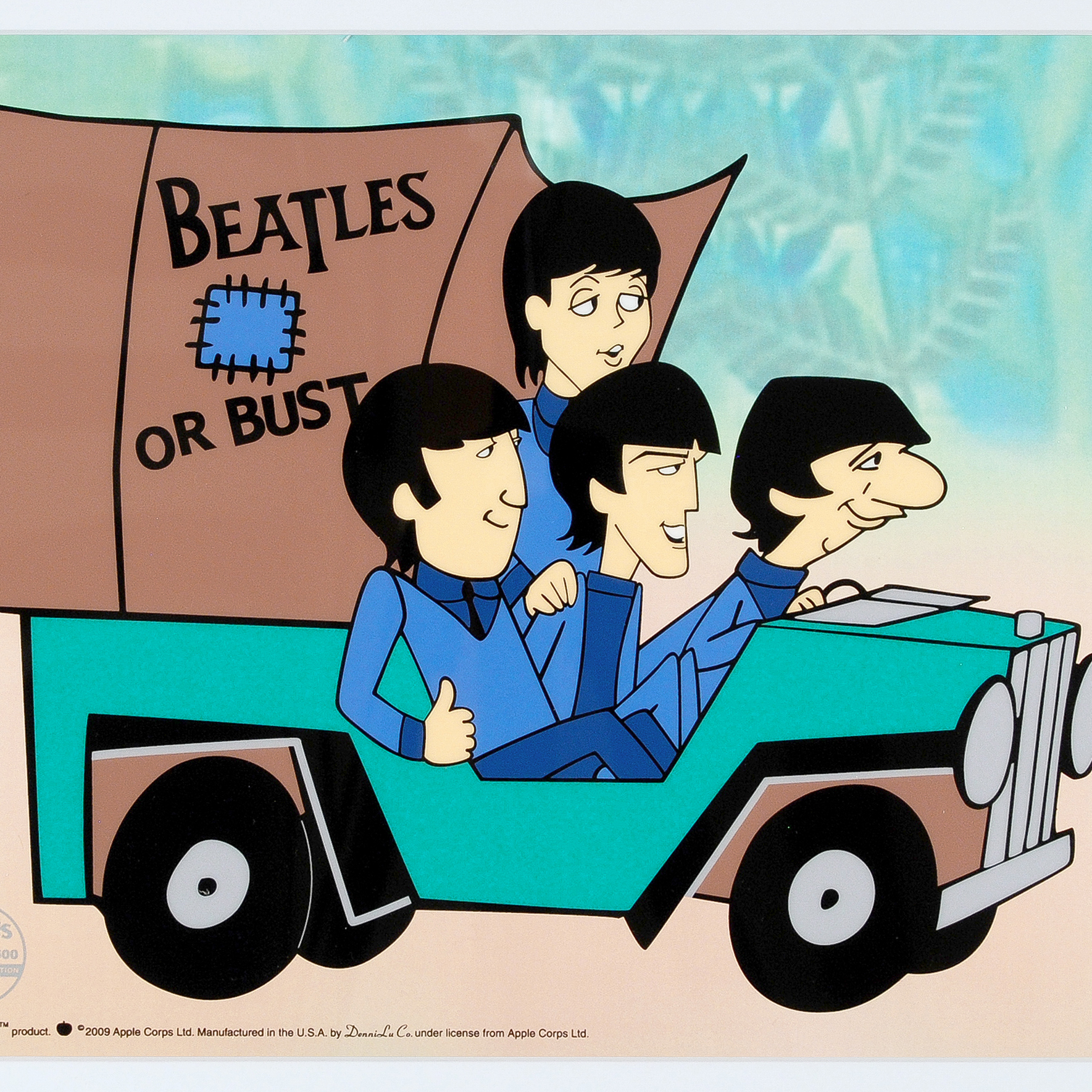 "Beatles or Bust!" Limited Edition Sericel