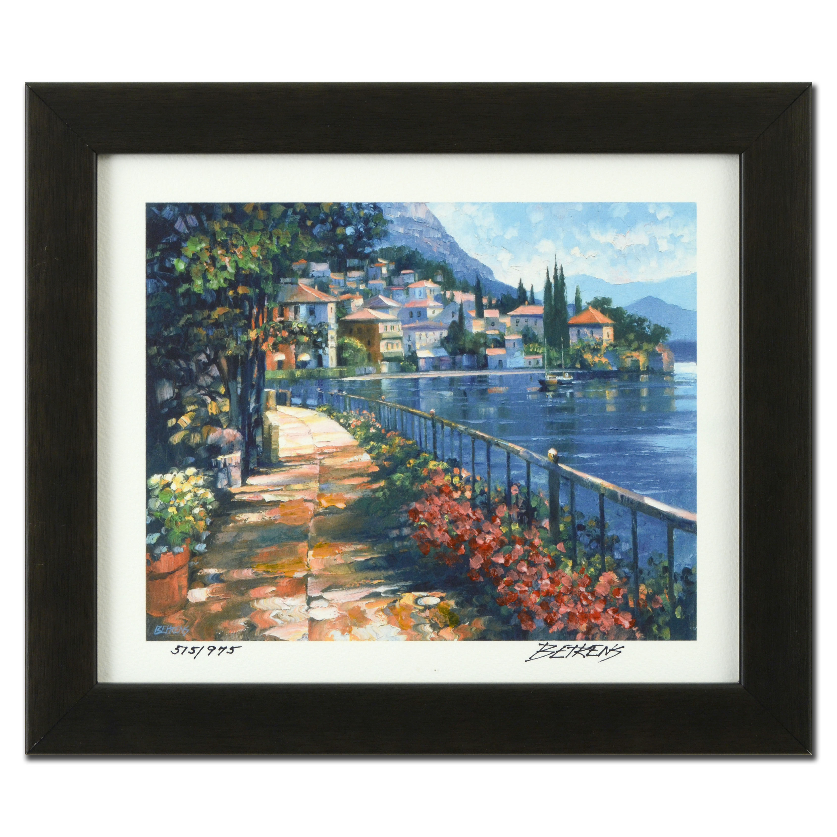Howard Behreans Limited Edition Serigraph "Sunset Stroll"