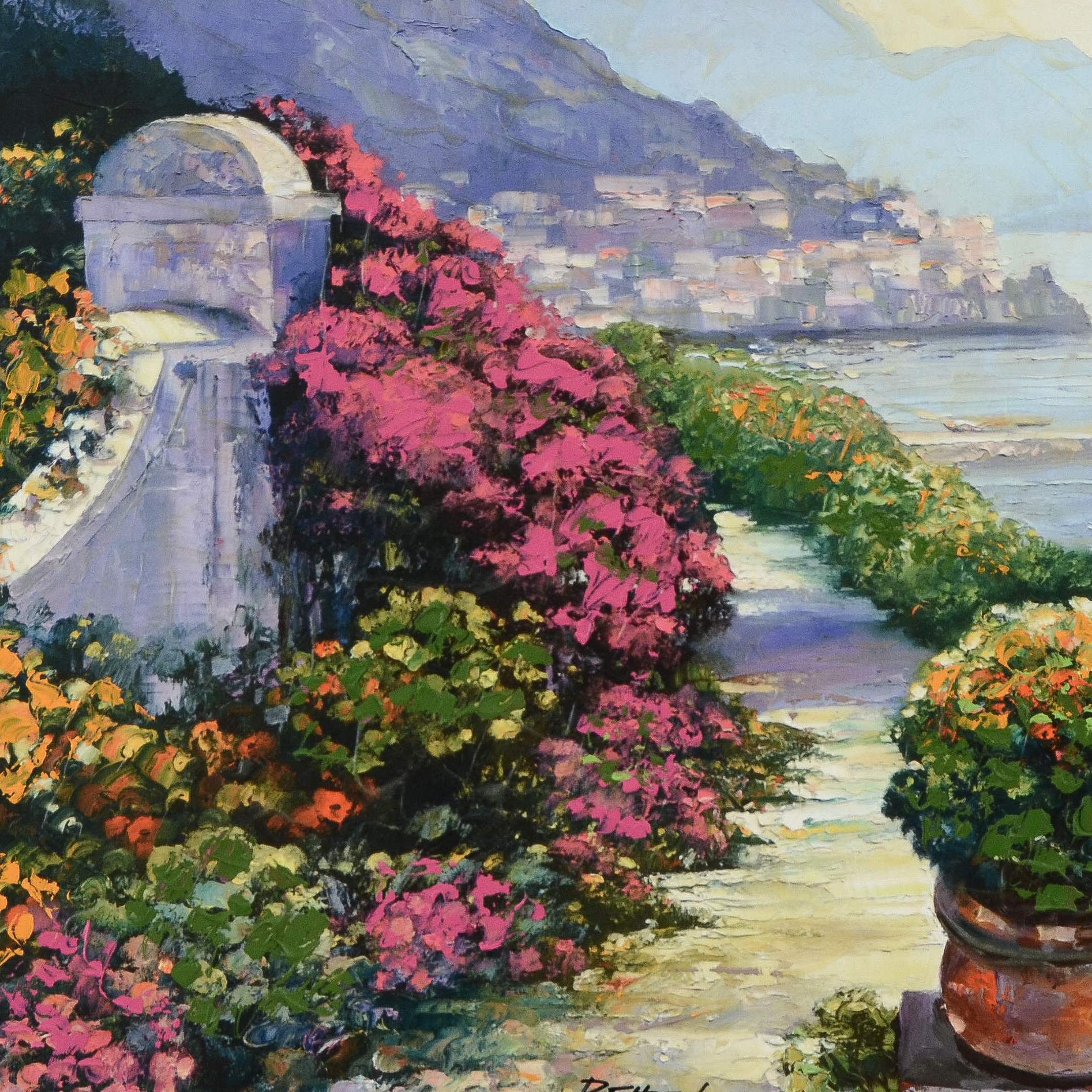 Howard Behrens Limited Edition Giclée on Canvas "Near Amalfi"