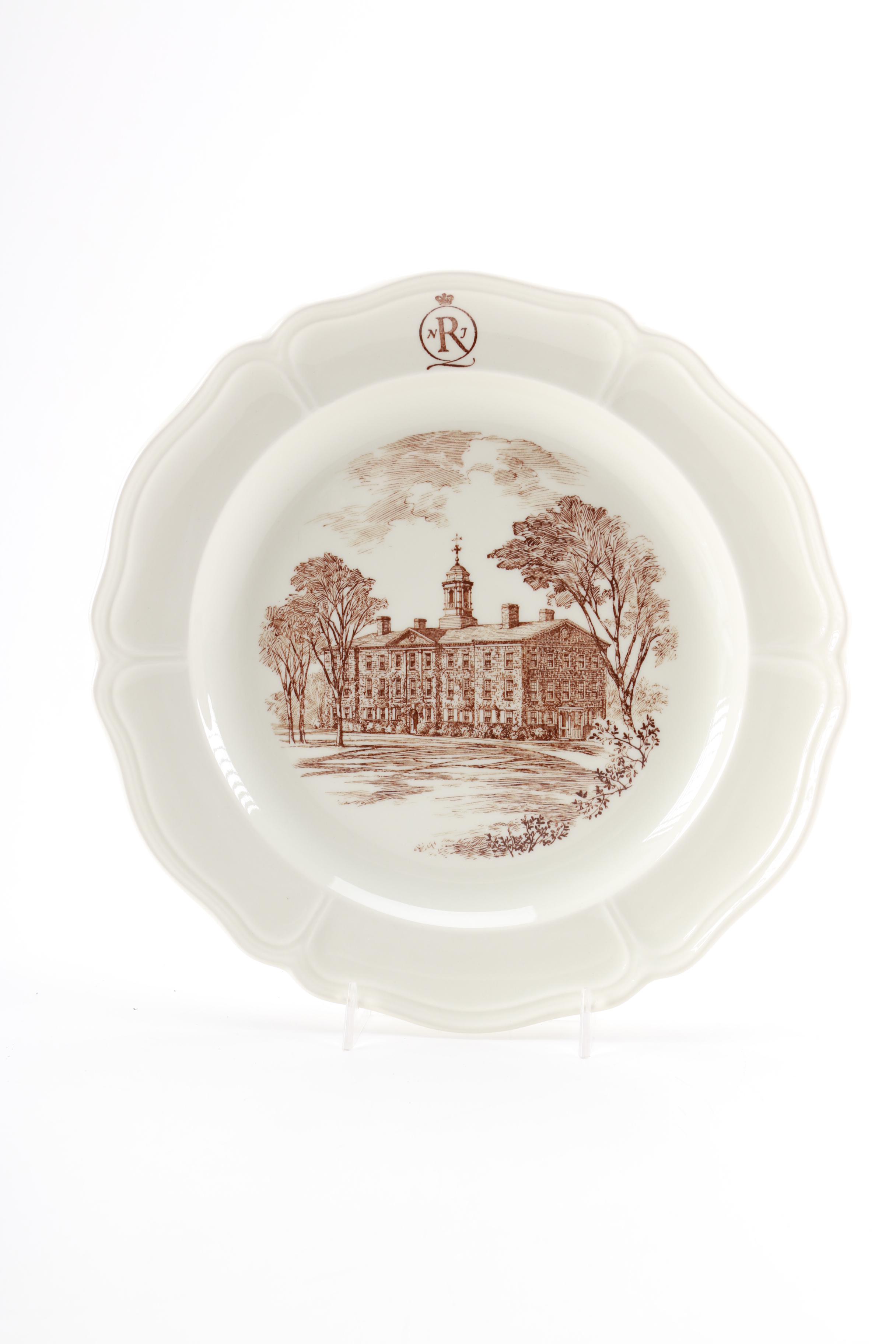 Decorative Porcelain and Earthenware Plates Featuring Wedgwood