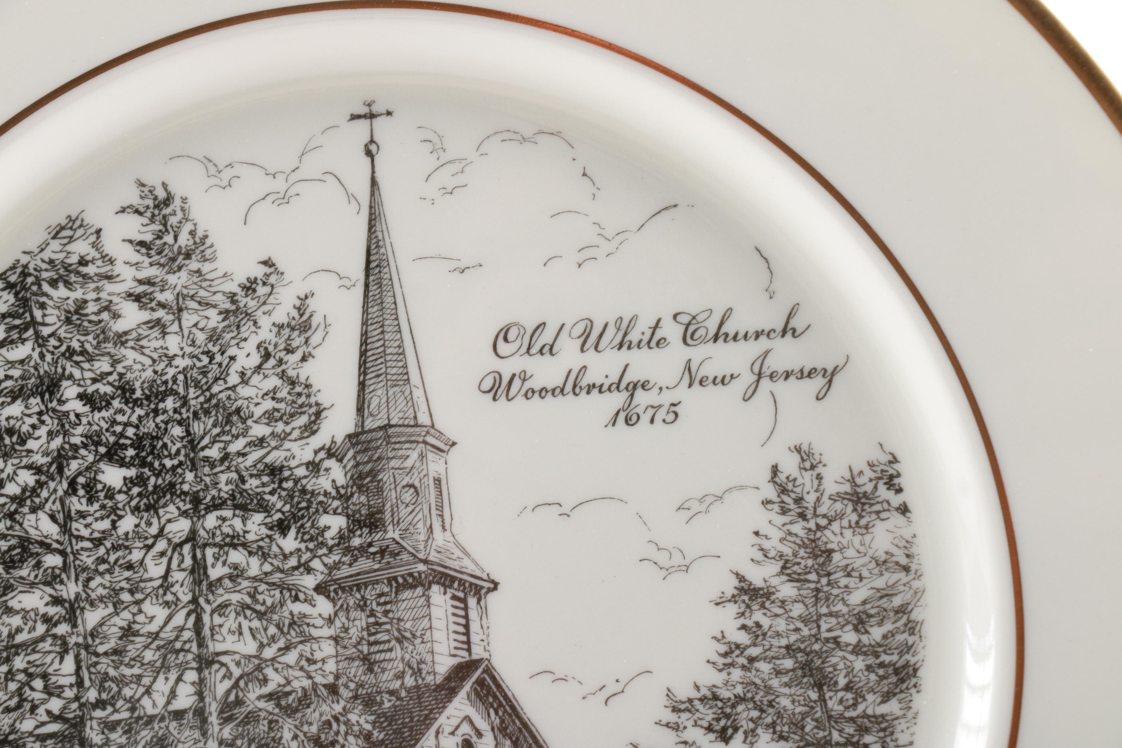 Decorative Porcelain and Earthenware Plates Featuring Wedgwood