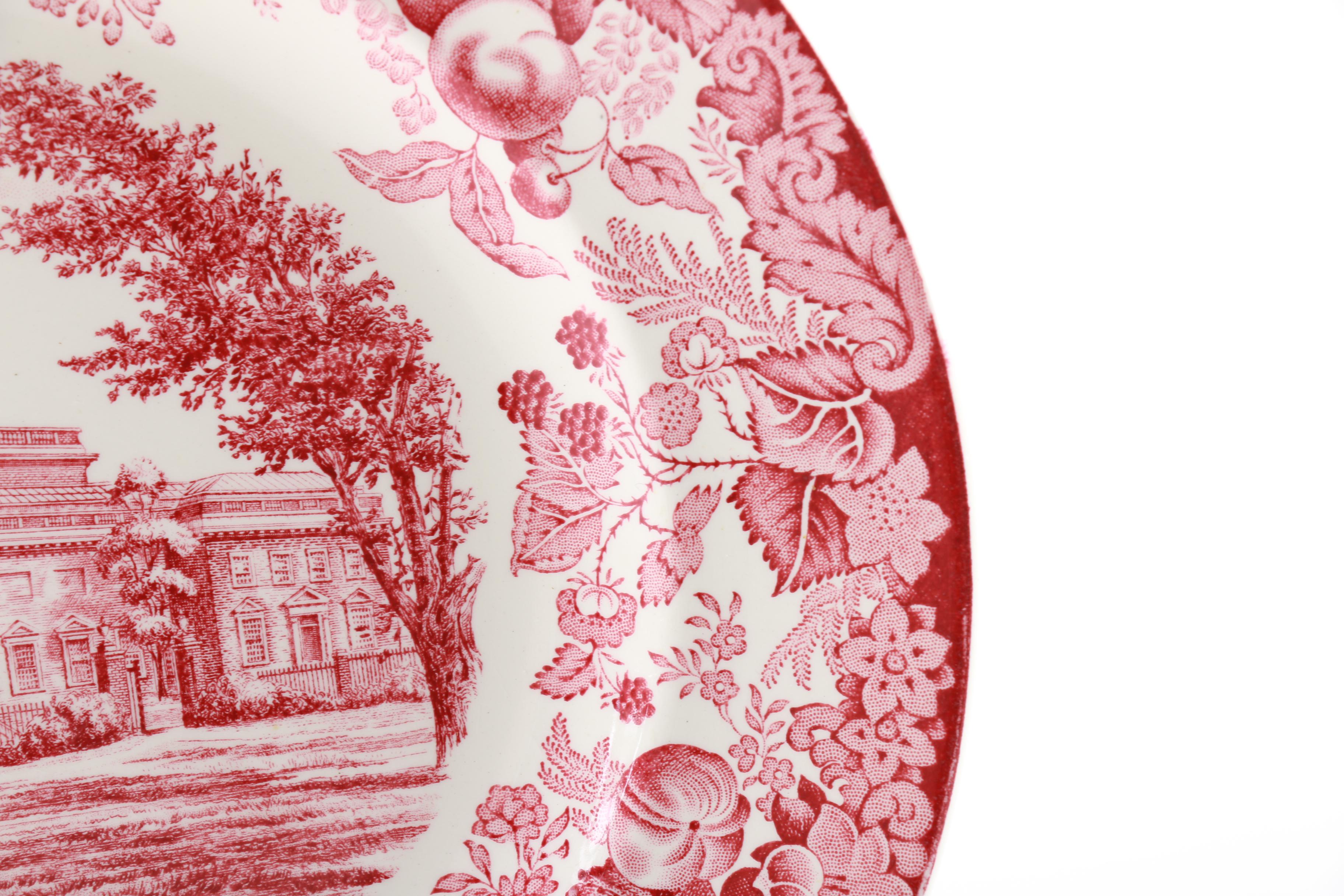 Decorative Porcelain and Earthenware Plates Featuring Wedgwood