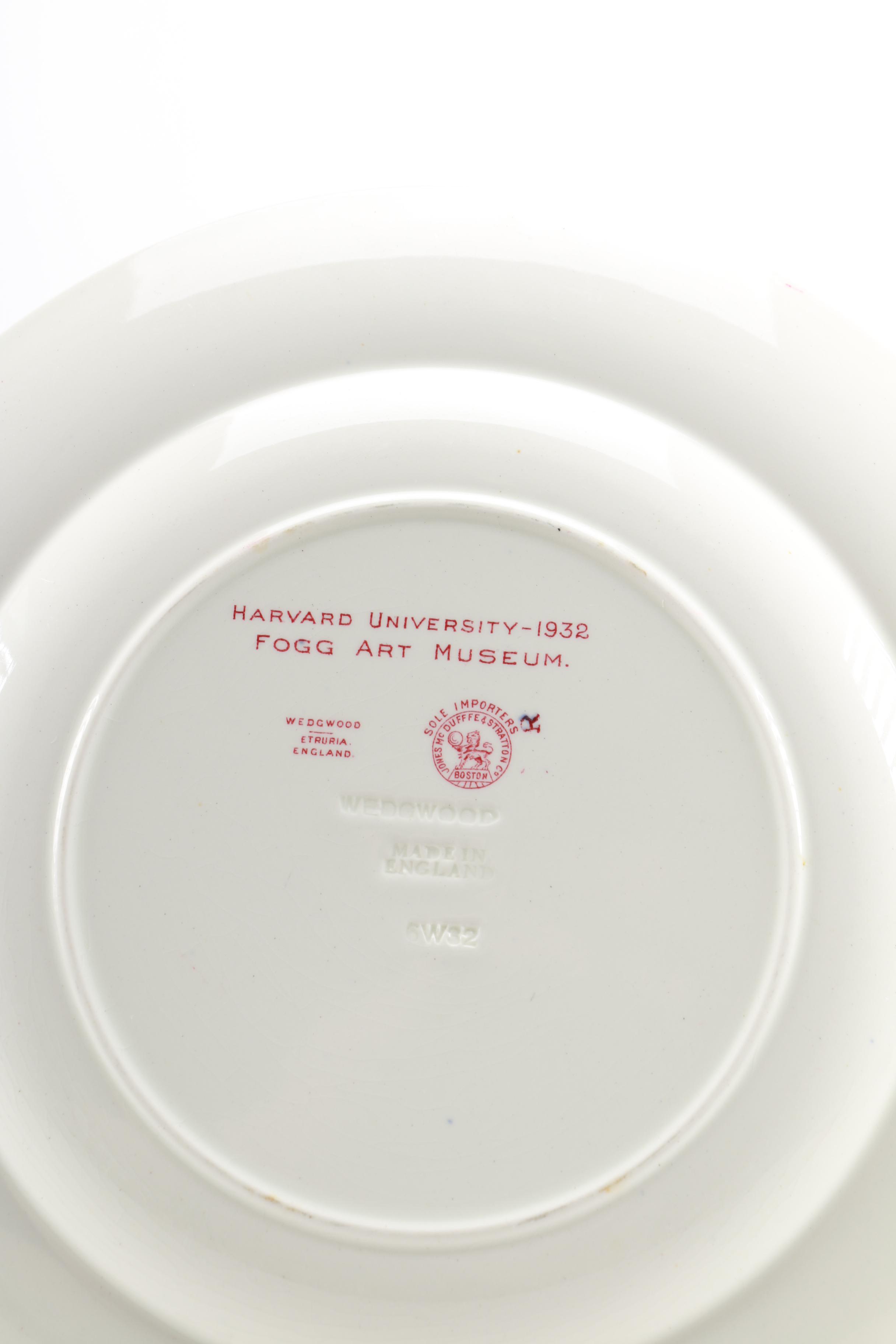 Decorative Porcelain and Earthenware Plates Featuring Wedgwood