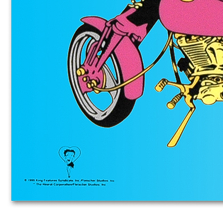 Fleischer Studios, Inc "Betty Boop on Motorcycle" Limited Edition Sericel