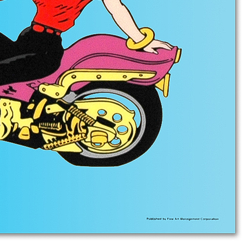 Fleischer Studios, Inc "Betty Boop on Motorcycle" Limited Edition Sericel